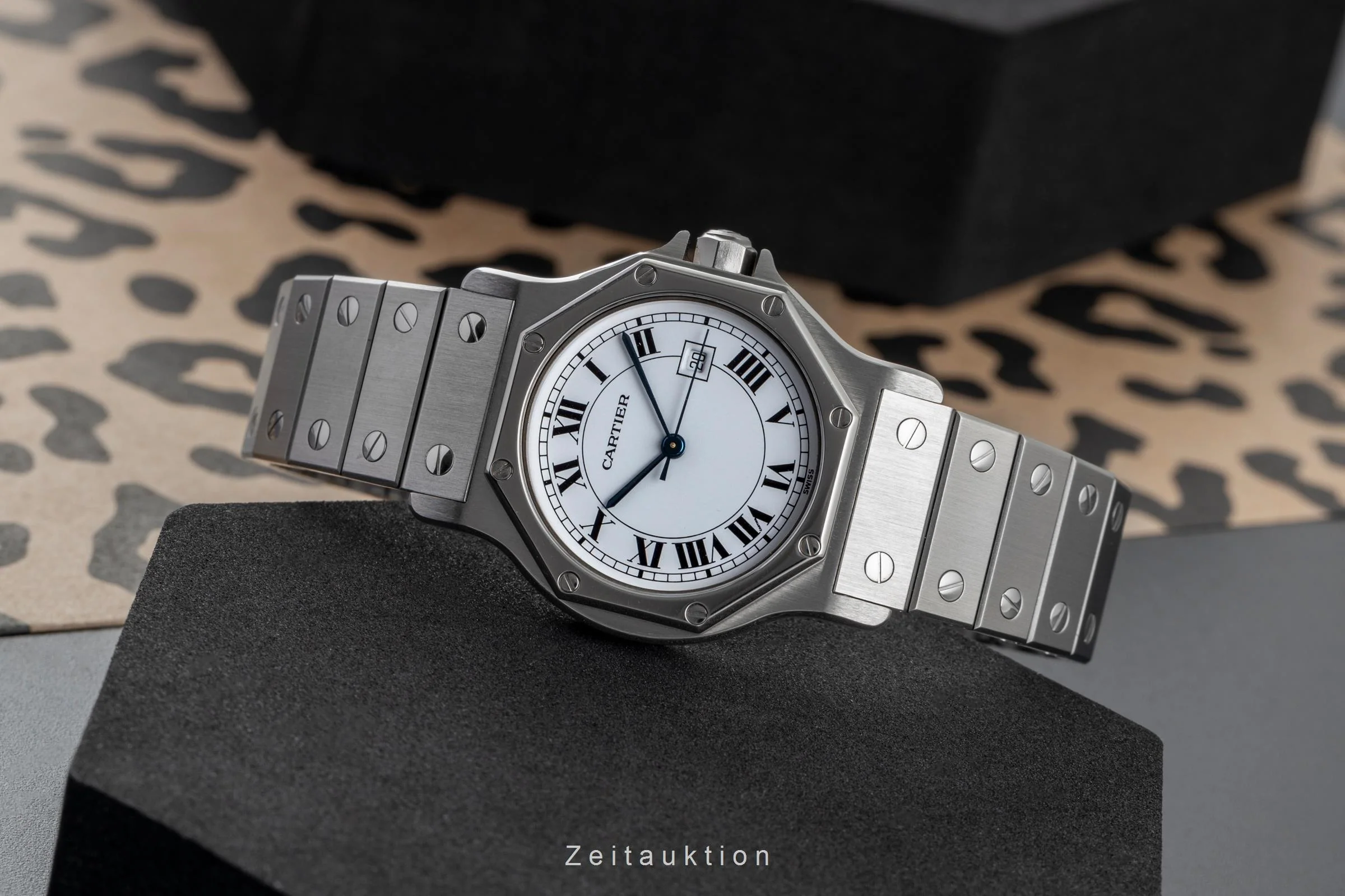 Cartier Santos steel automatic unisex 2965, 81037188  [2503897] - Image 3