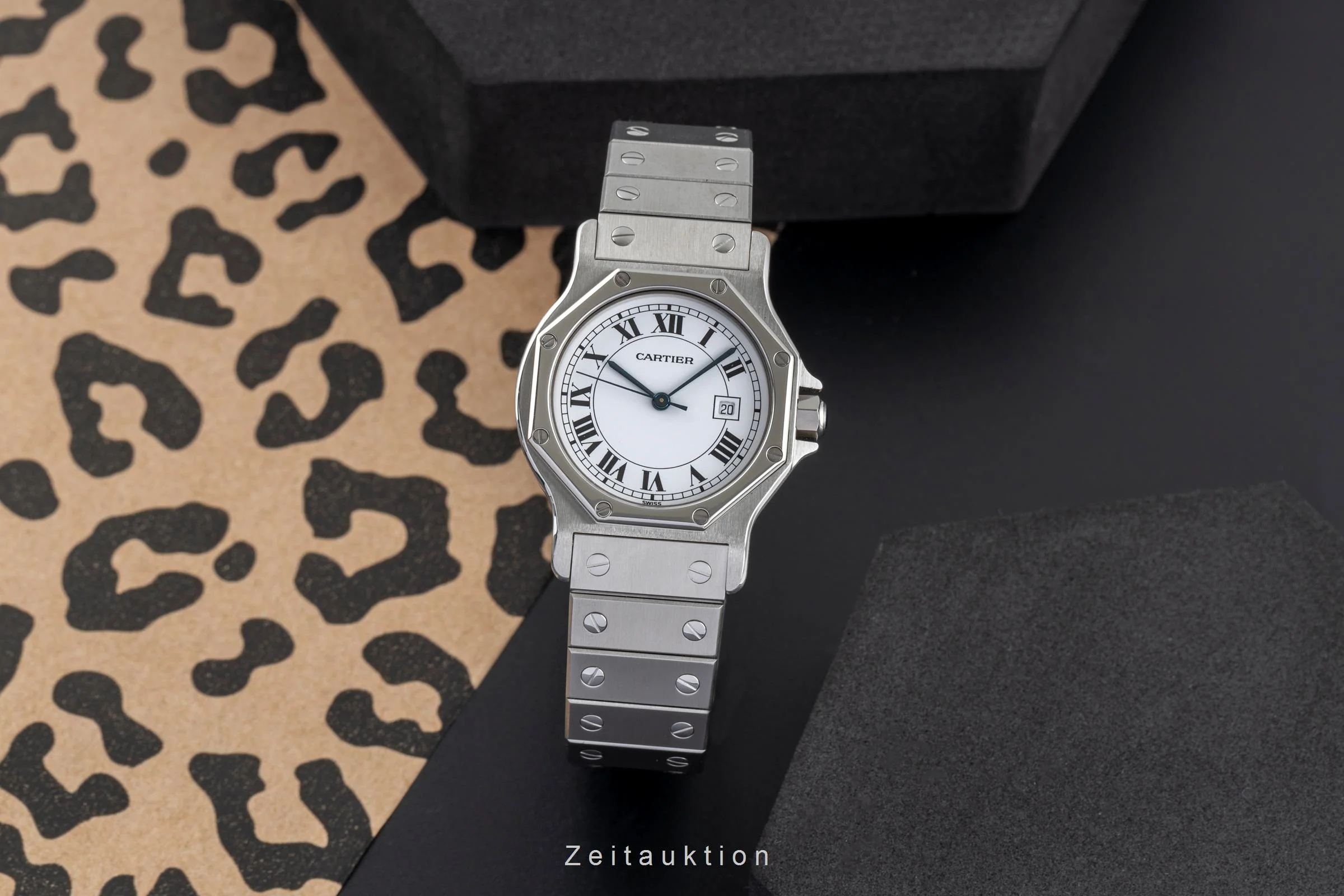Cartier Santos steel automatic unisex 2965, 81037188  [2503897] - Image 4