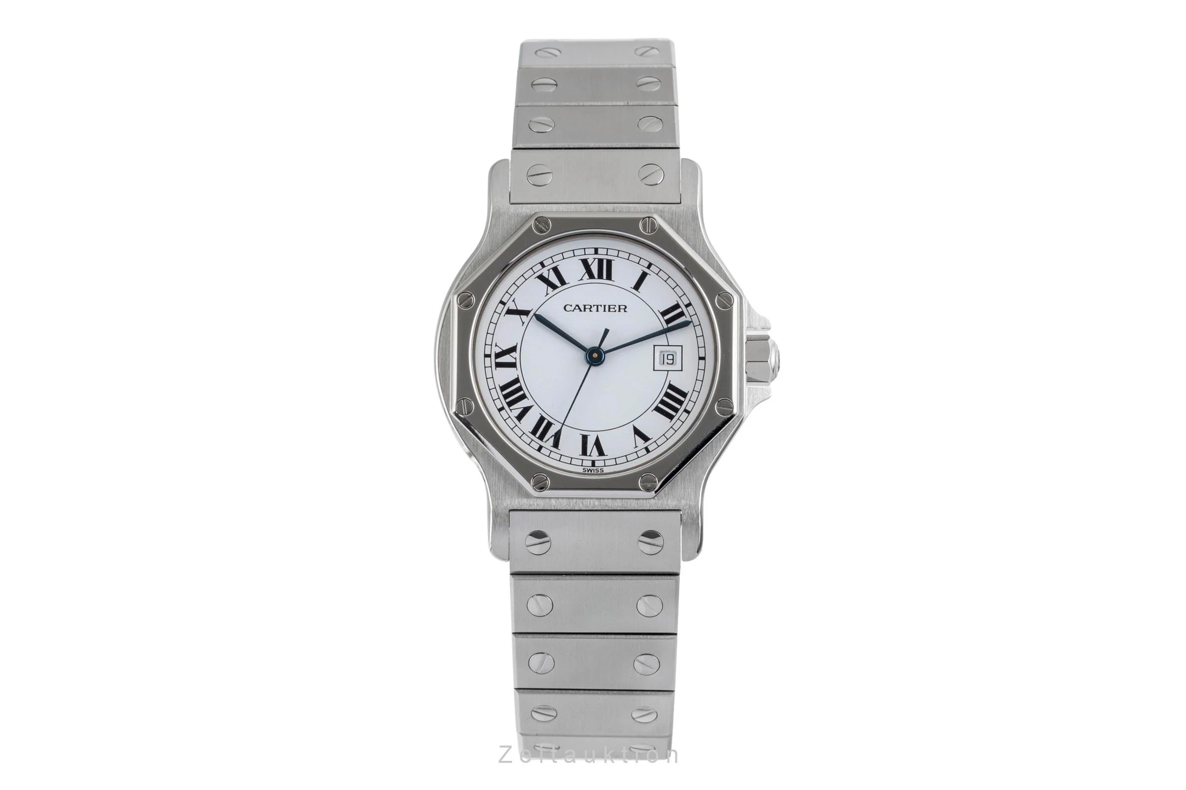 Cartier Santos steel automatic unisex 2965, 81037188  [2503897] - Image 5