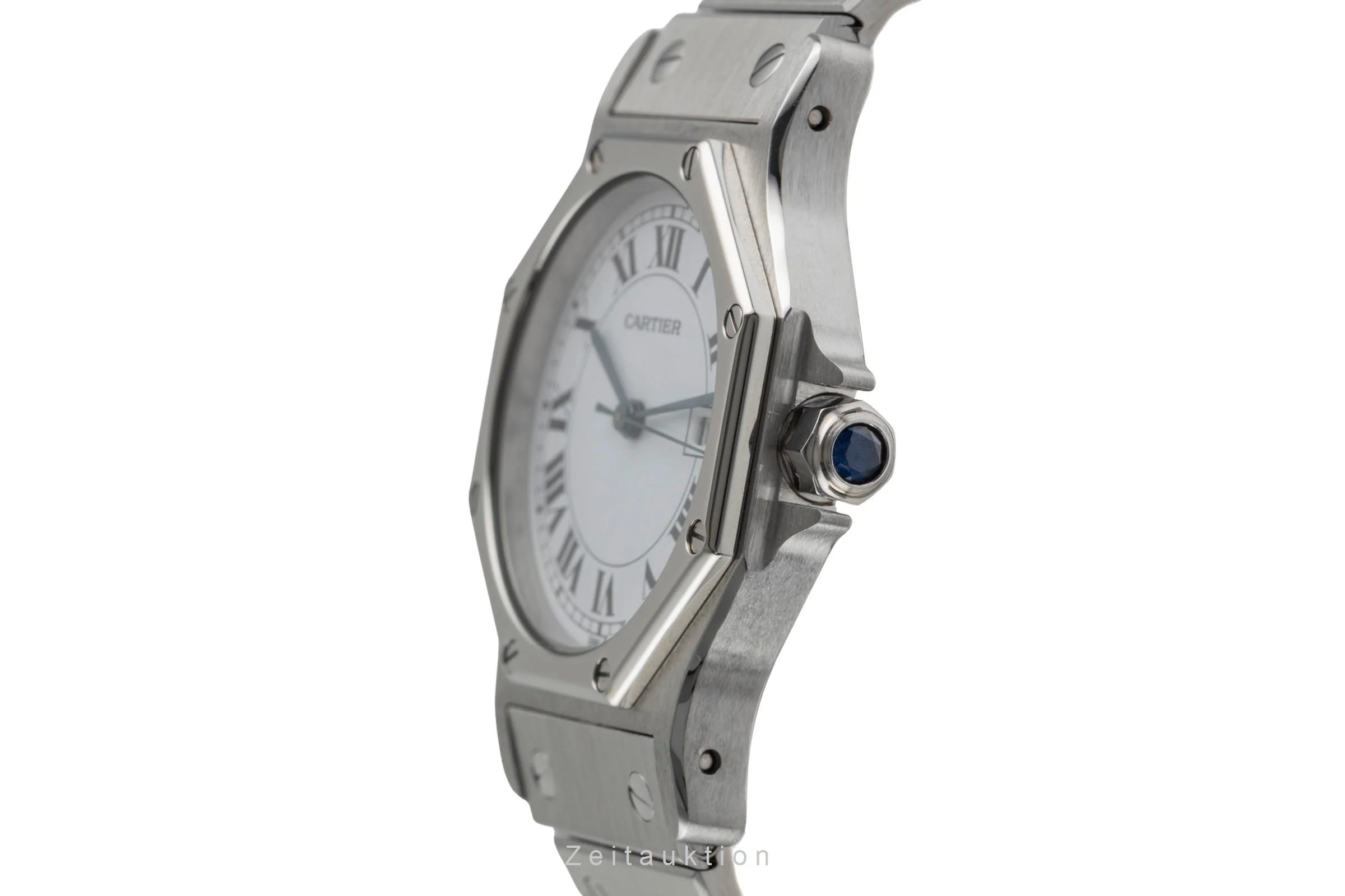 Cartier Santos steel automatic unisex 2965, 81037188  [2503897] - Image 8