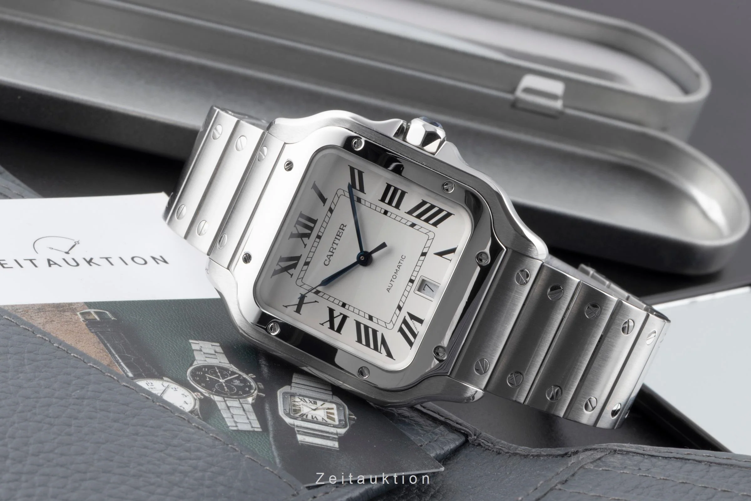 Cartier Santos steel automatic unisex WSSA0009 LP: 8850EUR  [2506510] - Image 3