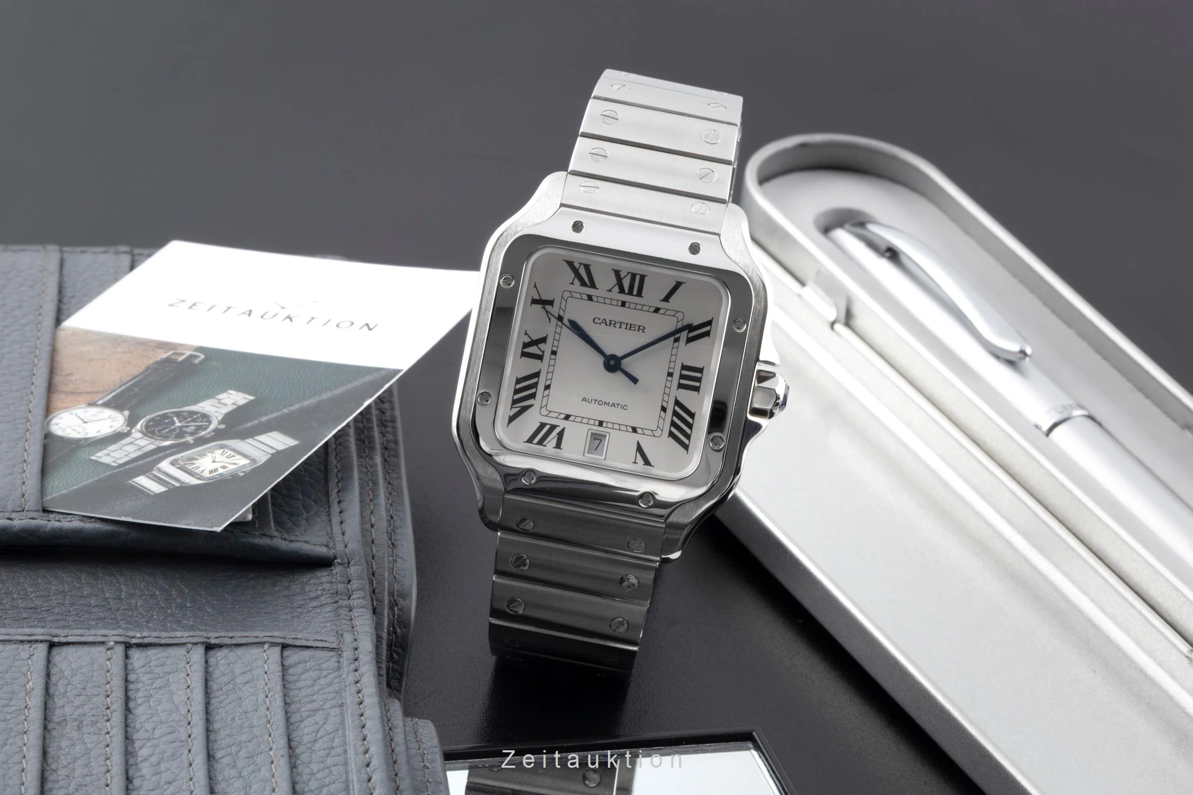 Cartier Santos steel automatic unisex WSSA0009 LP: 8850EUR  [2506510] - Image 4