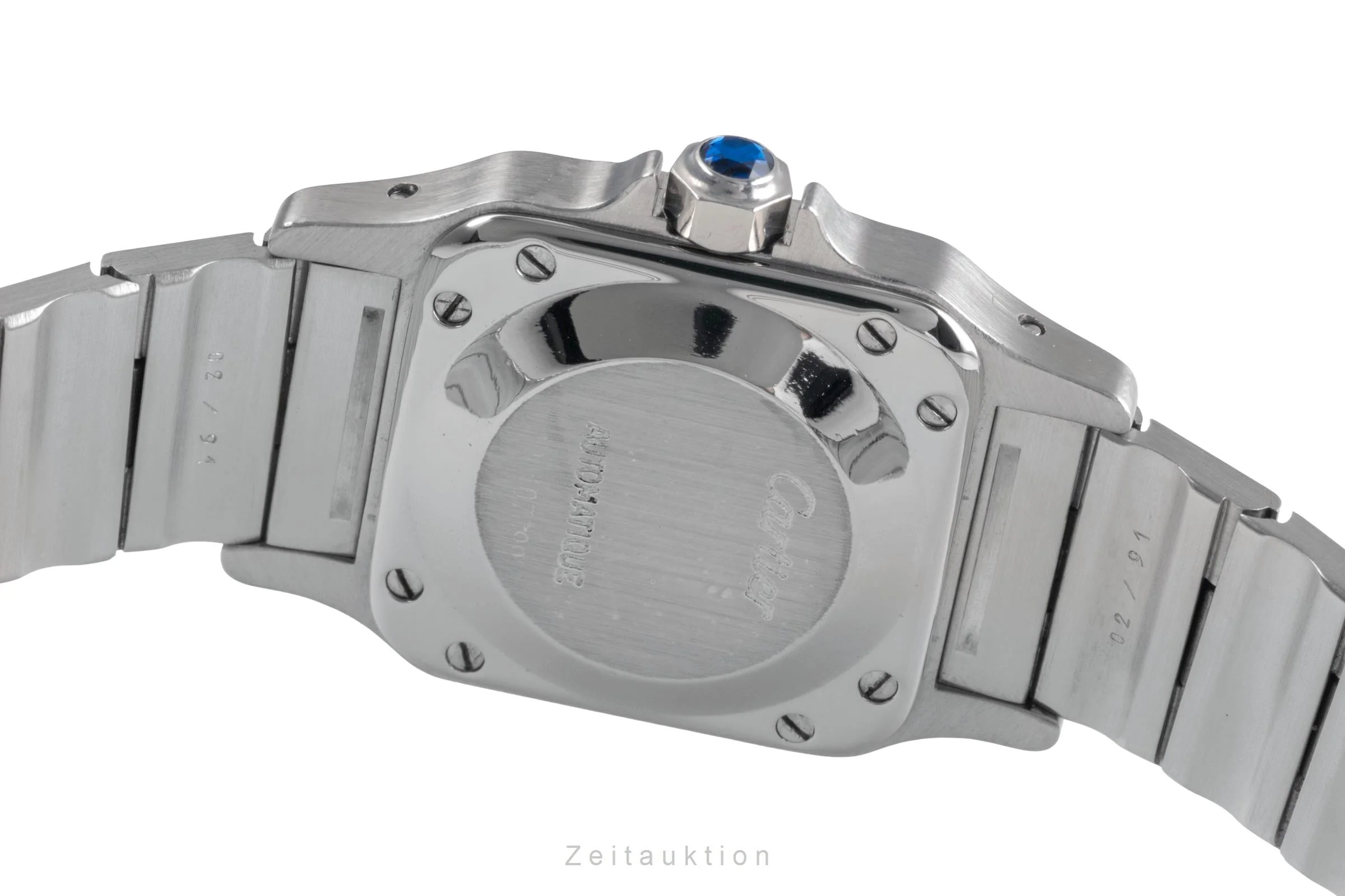 Cartier Santos steel automatic women's watch 0901  [2502518] - Image 11