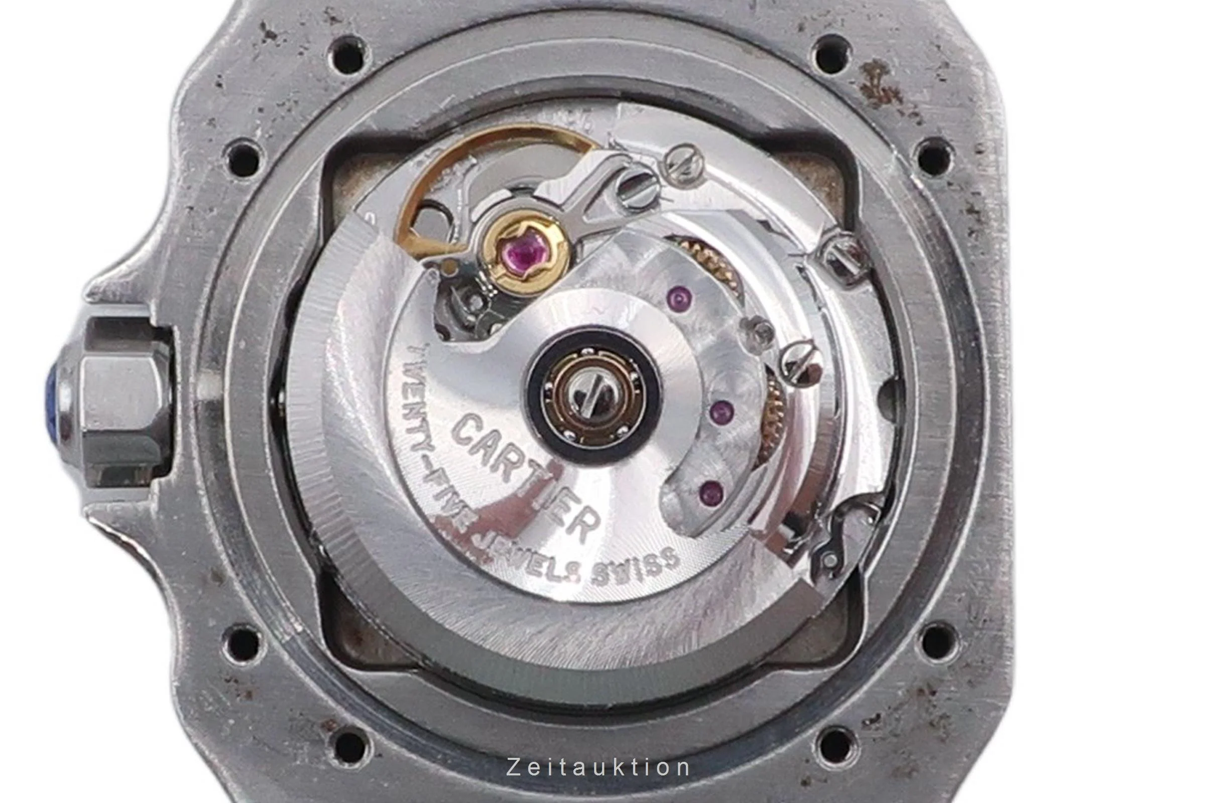 Cartier Santos steel automatic women's watch 0901  [2502518] - Image 14