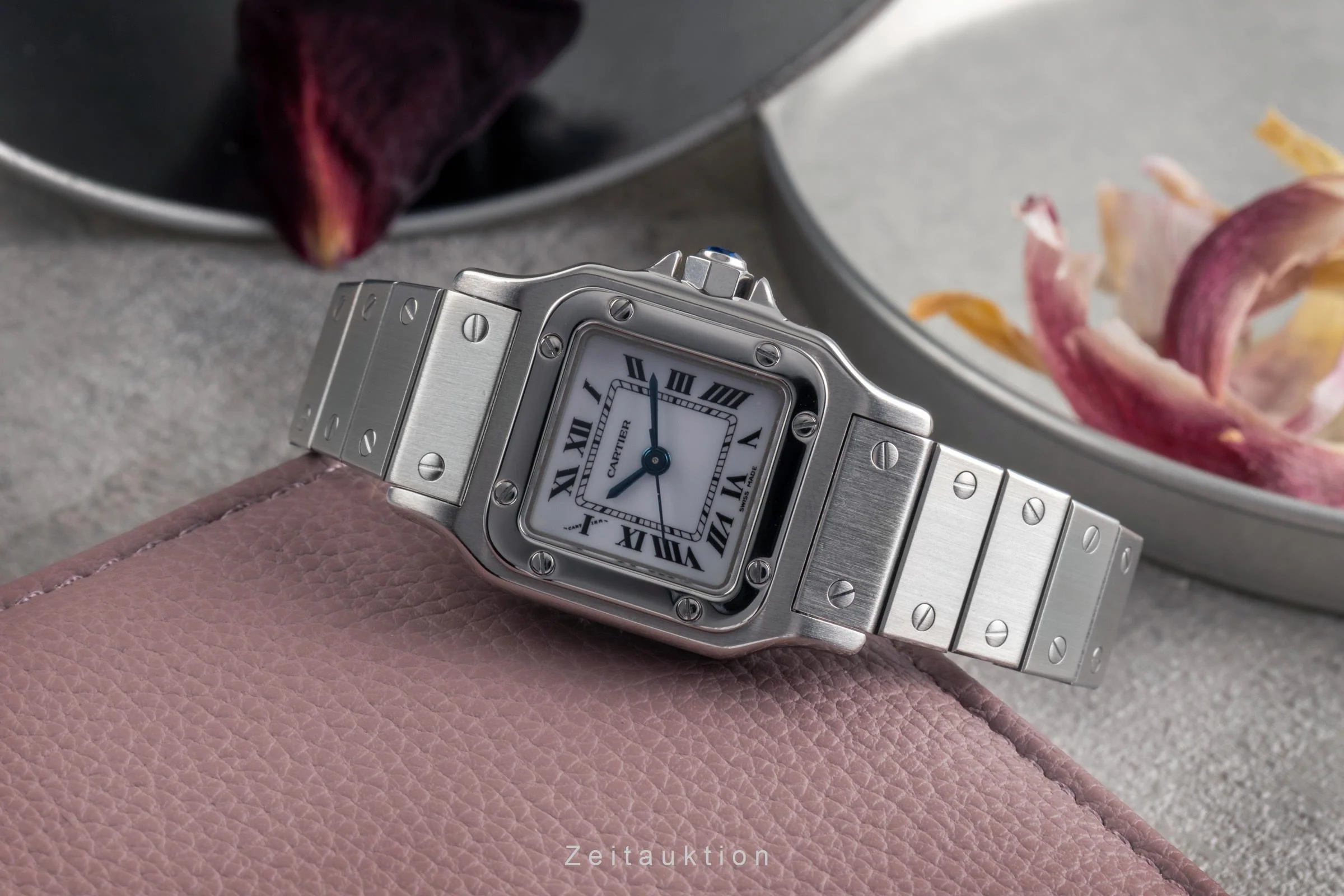Cartier Santos steel automatic women's watch 0901  [2502518] - Image 3