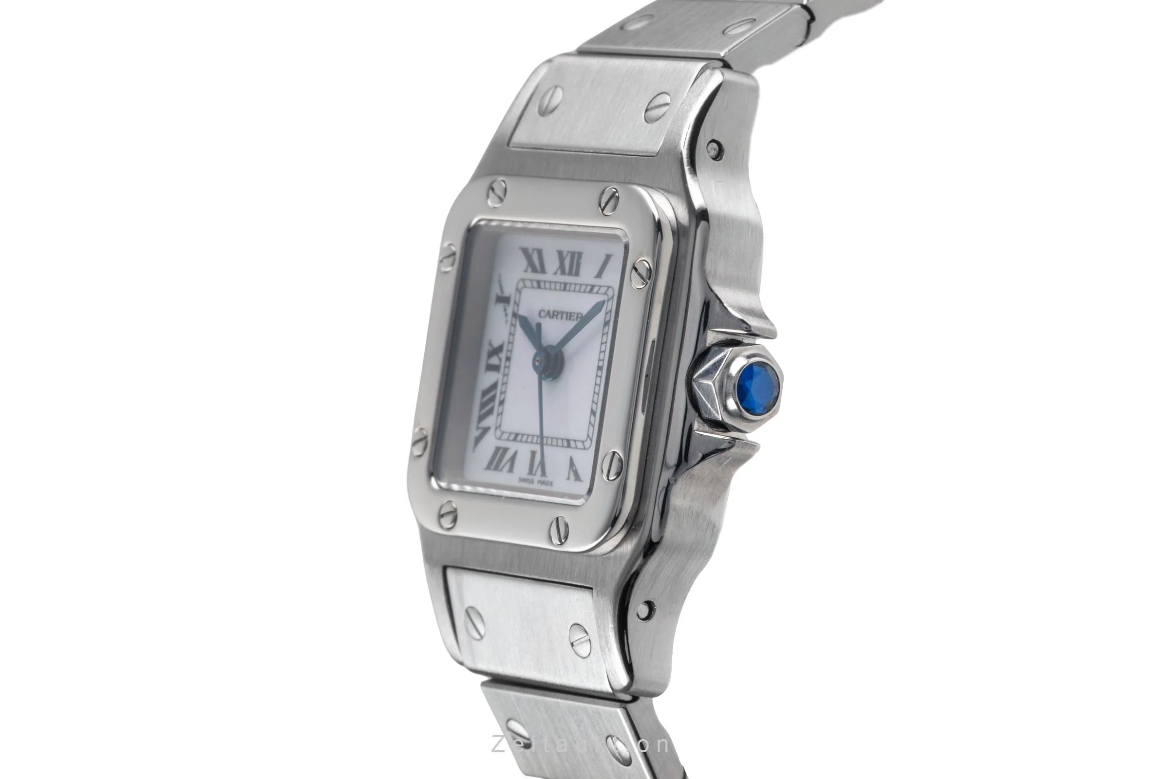 Cartier Santos steel automatic women's watch 0901  [2502518] - Image 7