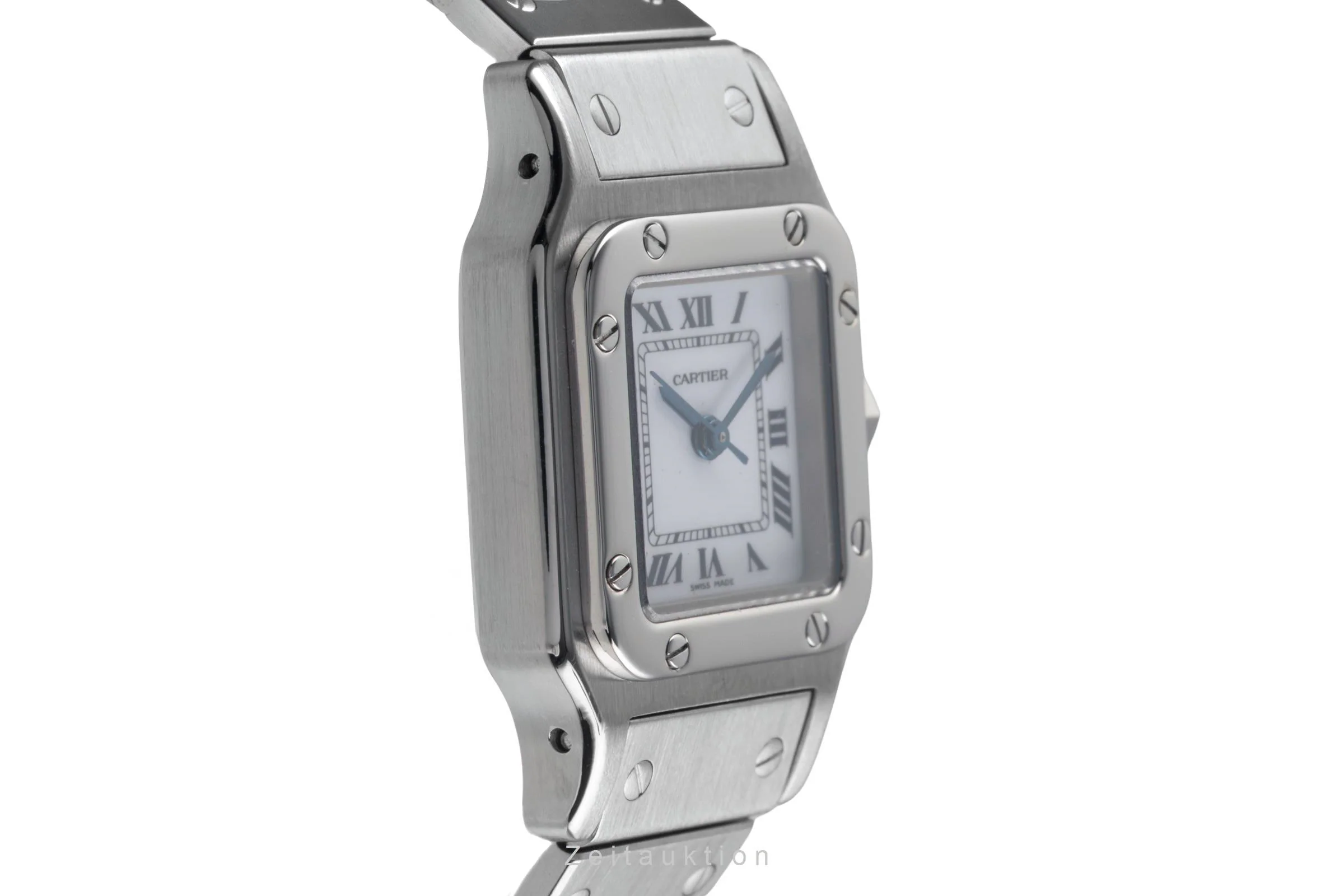 Cartier Santos steel automatic women's watch 0901  [2502518] - Image 8