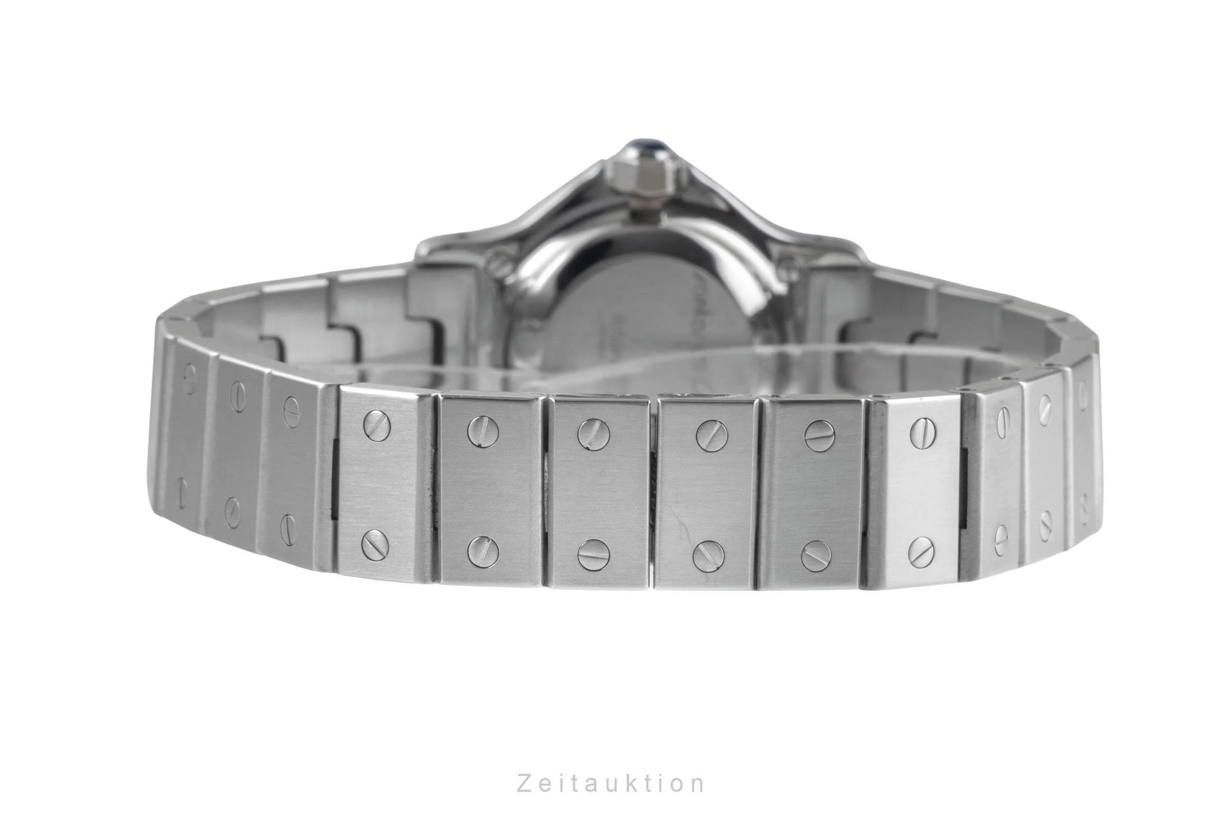 Cartier Santos steel automatic women's watch 0906  [2500050] - Image 12