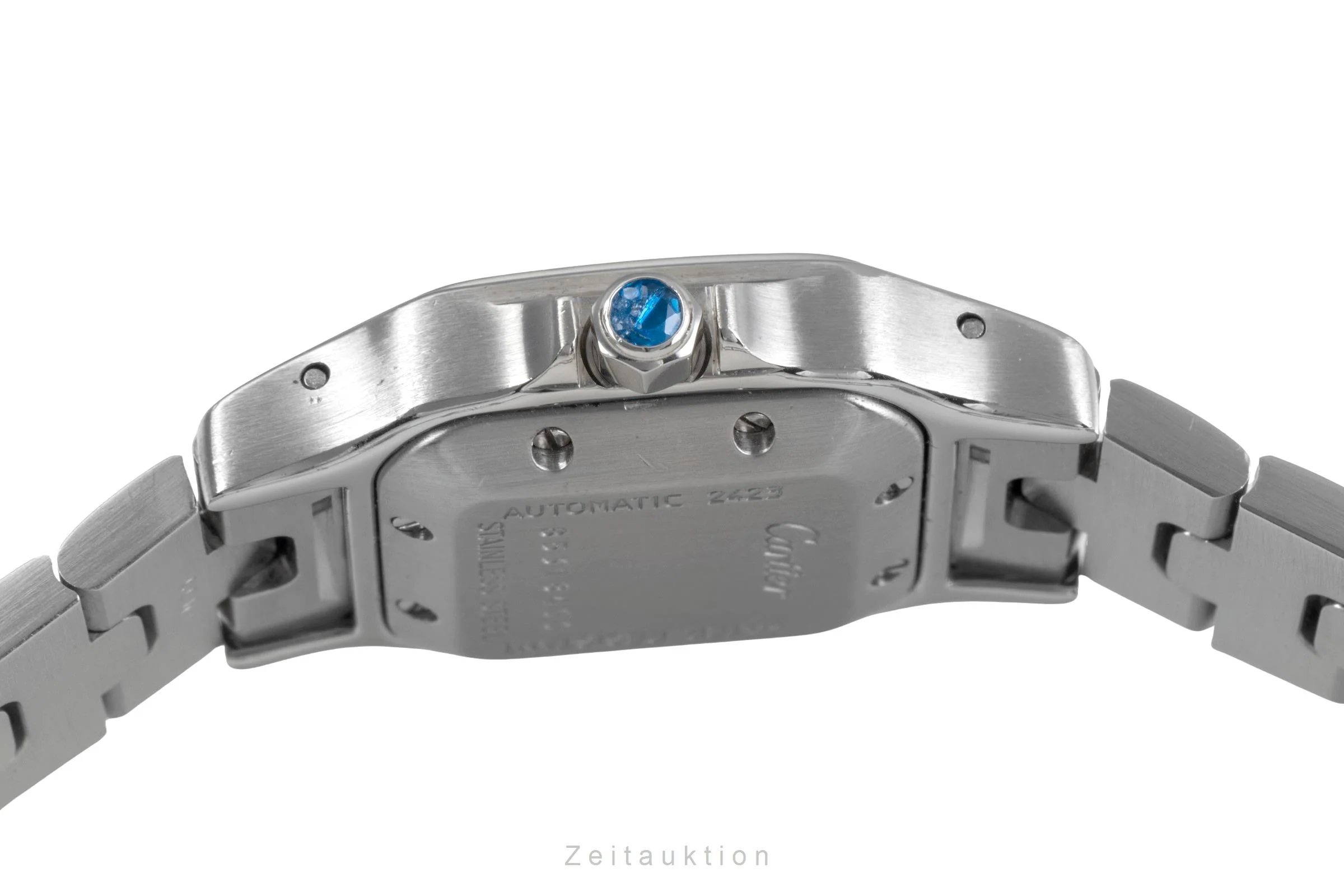 Cartier Santos steel automatic women's watch W20044D6  [2406091] - Image 11