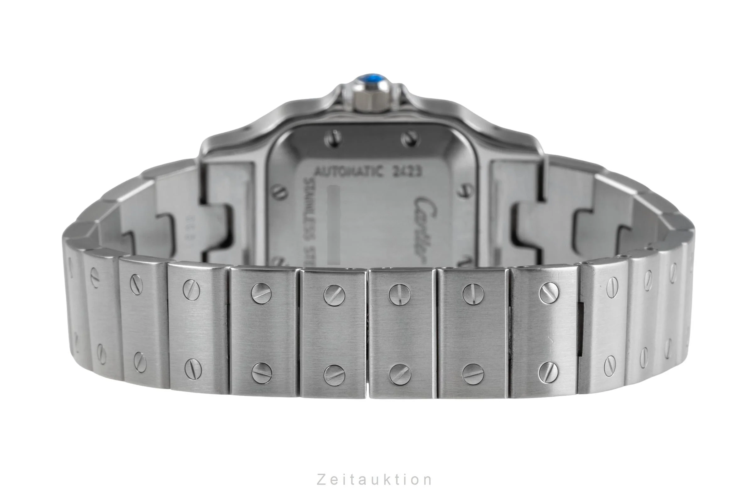 Cartier Santos steel automatic women's watch W20044D6  [2406091] - Image 13