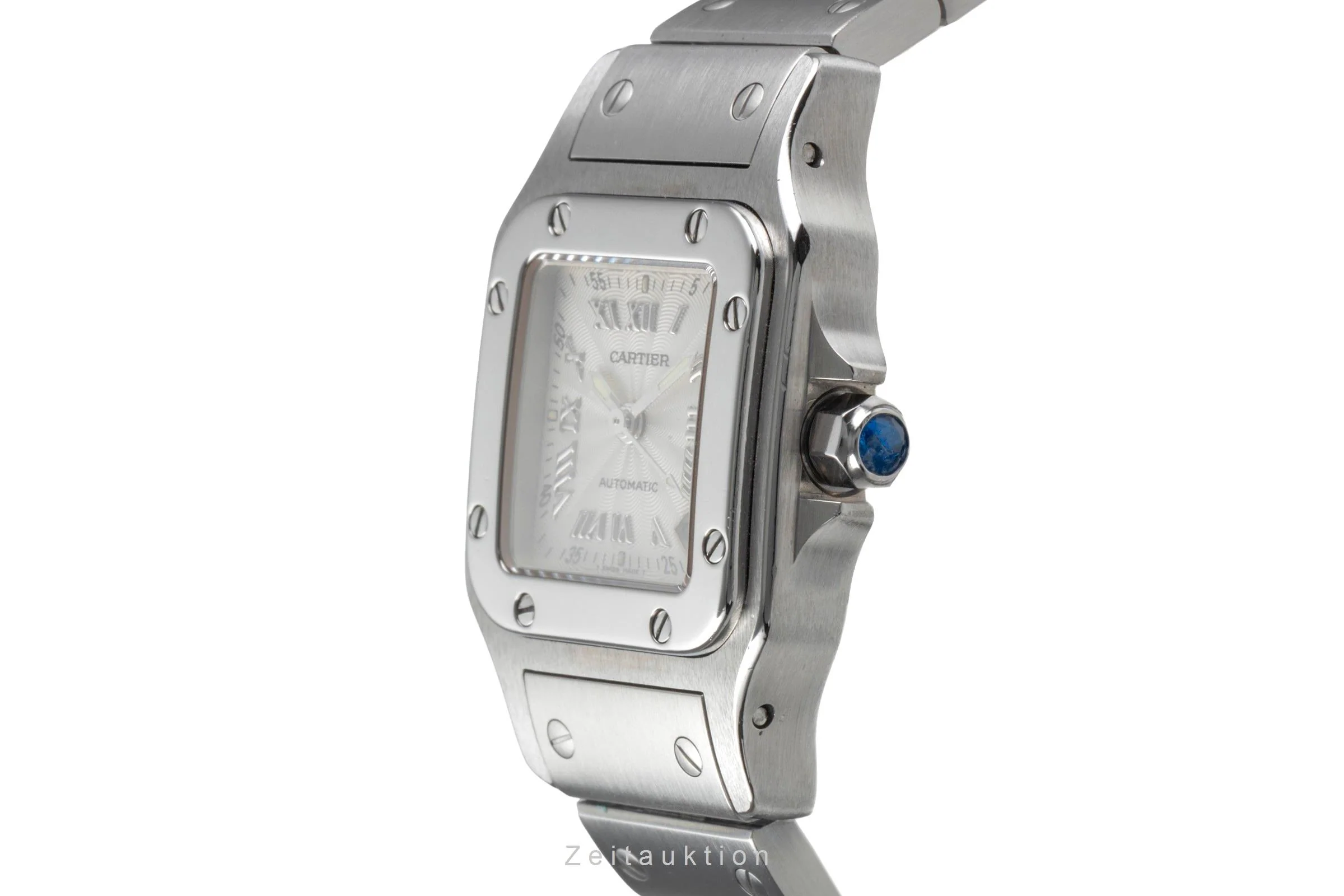 Cartier Santos steel automatic women's watch W20044D6  [2406091] - Image 7