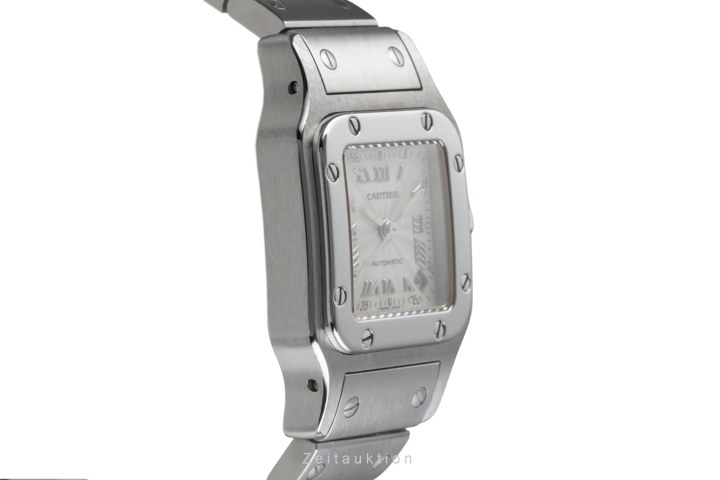 Cartier Santos steel automatic women's watch W20044D6  [2406091] - Image 8