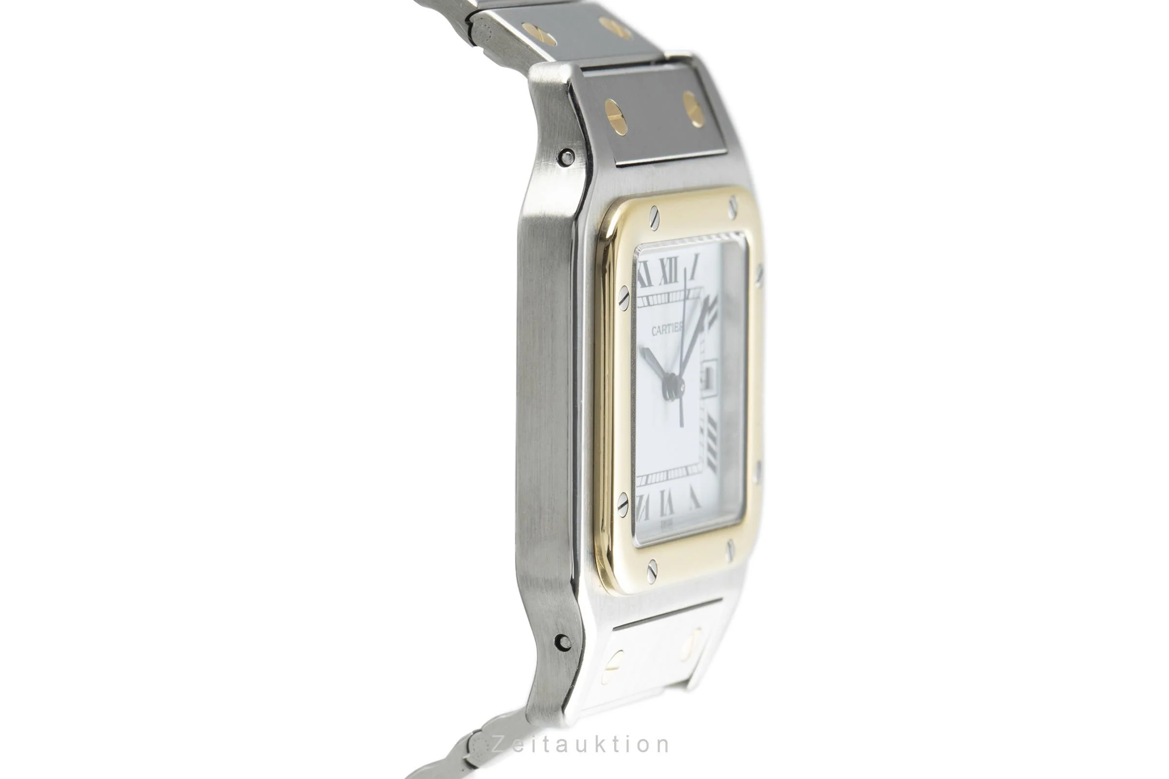 Cartier Santos steel / gold automatic men's watch 2961  [2108391] - Image 7
