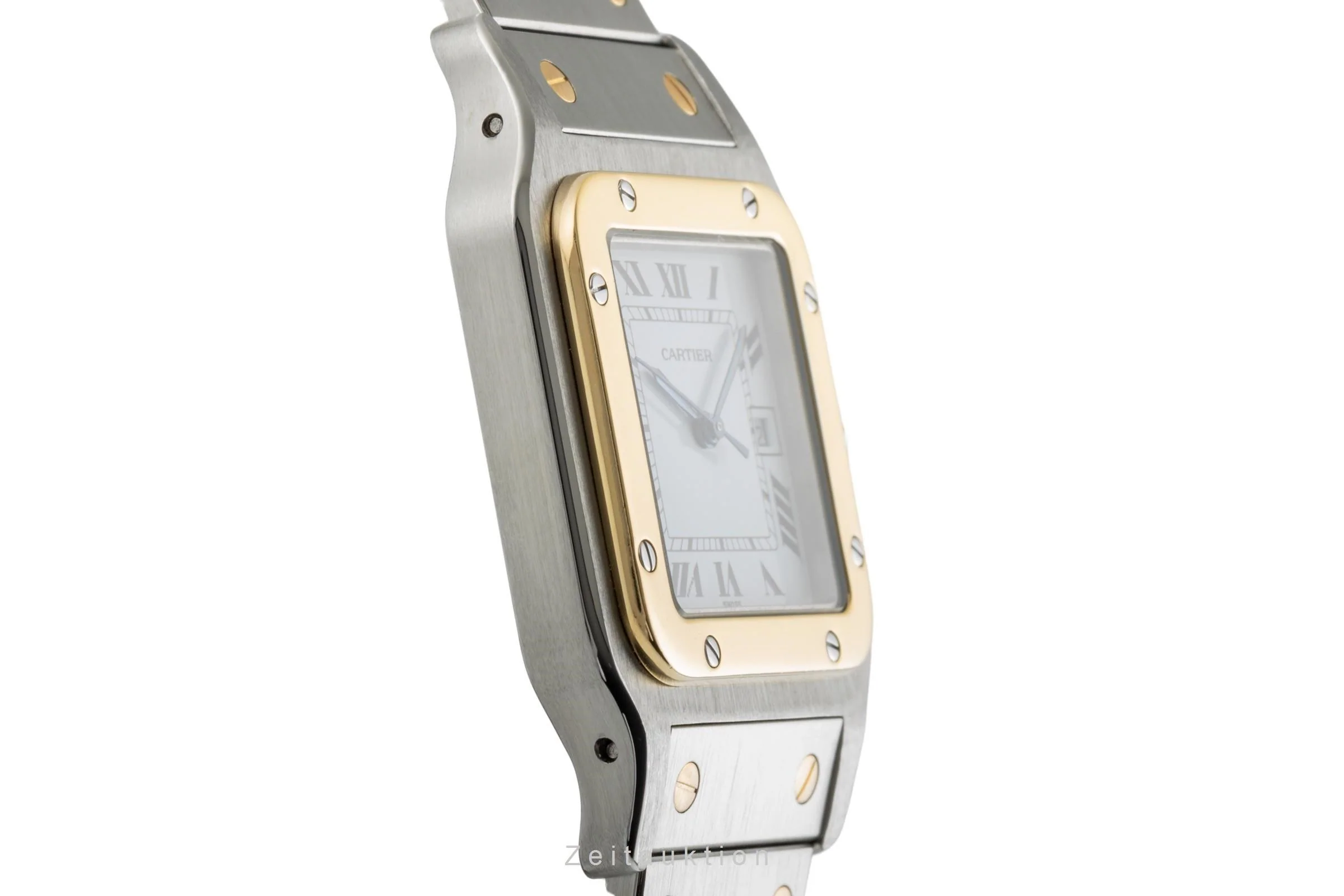 Cartier Santos steel / gold automatic men's watch 2961  [2401403] - Image 7
