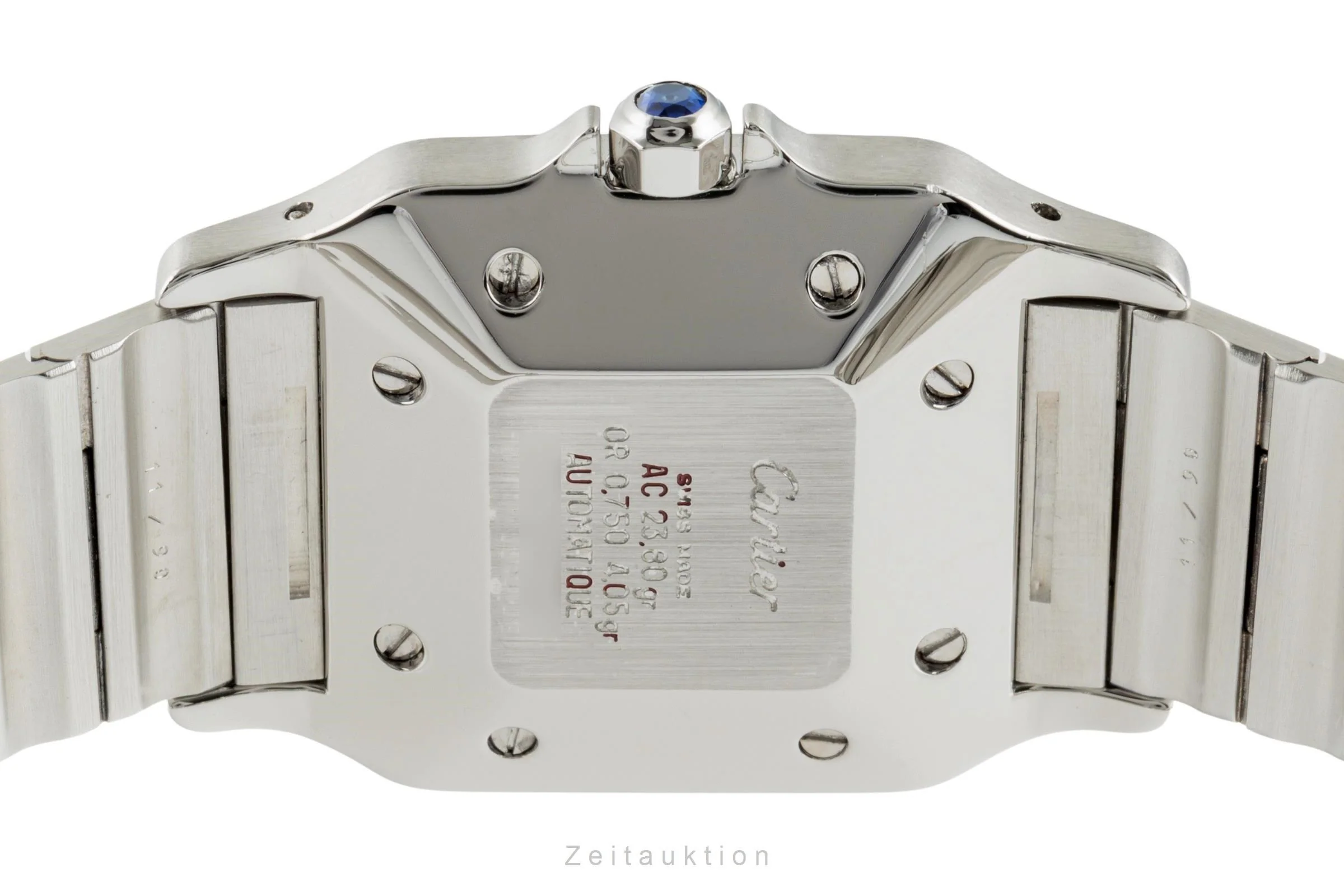 Cartier Santos steel / gold automatic men's watch 2961  [2401403] - Image 9
