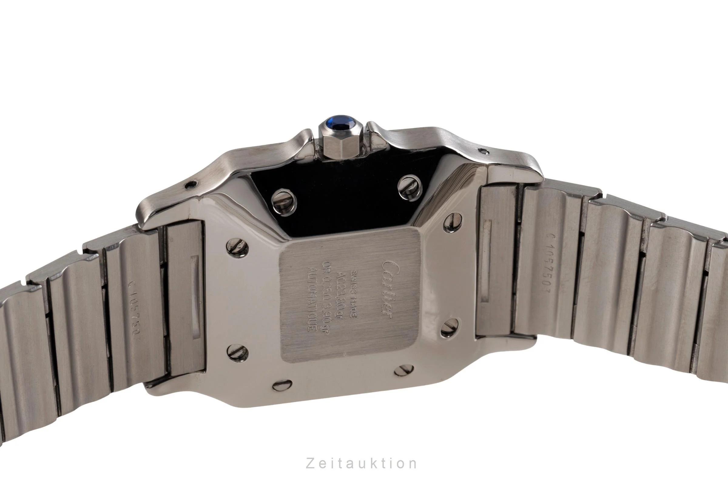 Cartier Santos steel / gold automatic men's watch 2961  [2504781] - Image 11