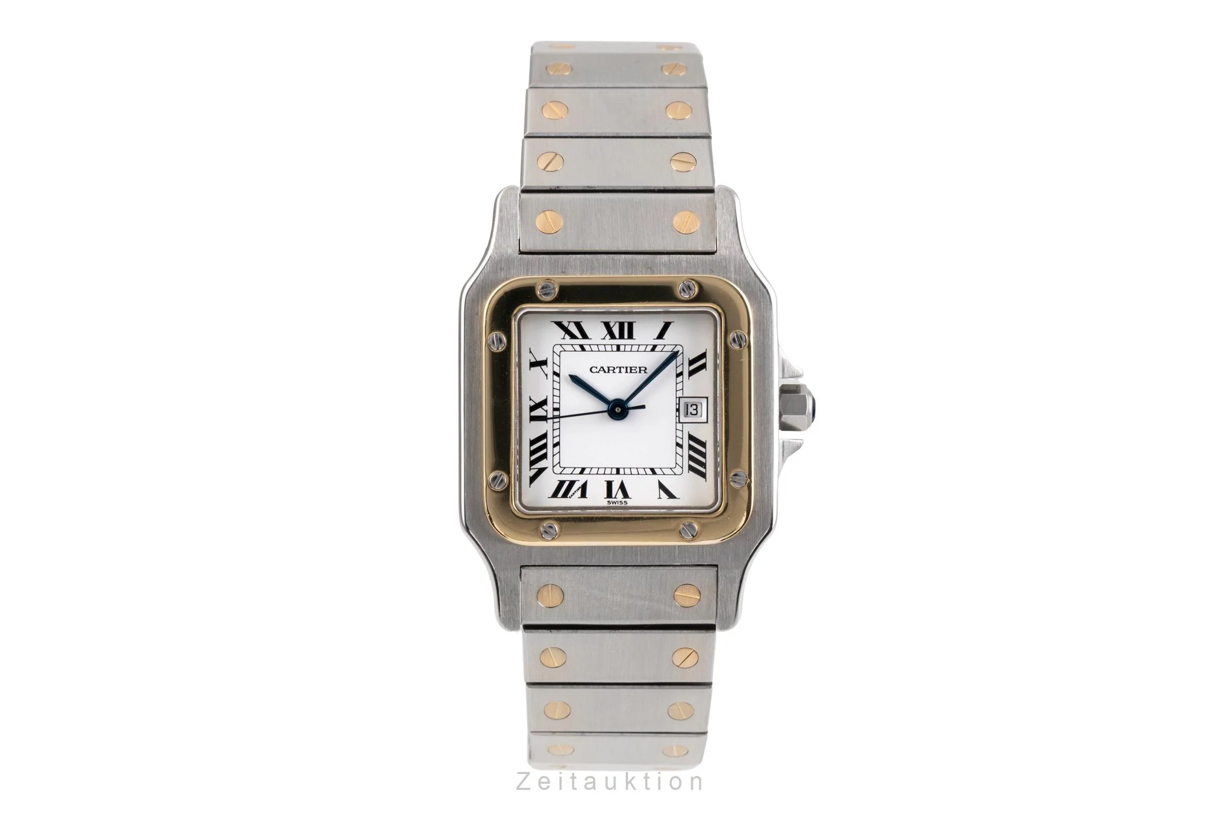 Cartier Santos steel / gold automatic men's watch 2961  [2504781] - Image 5