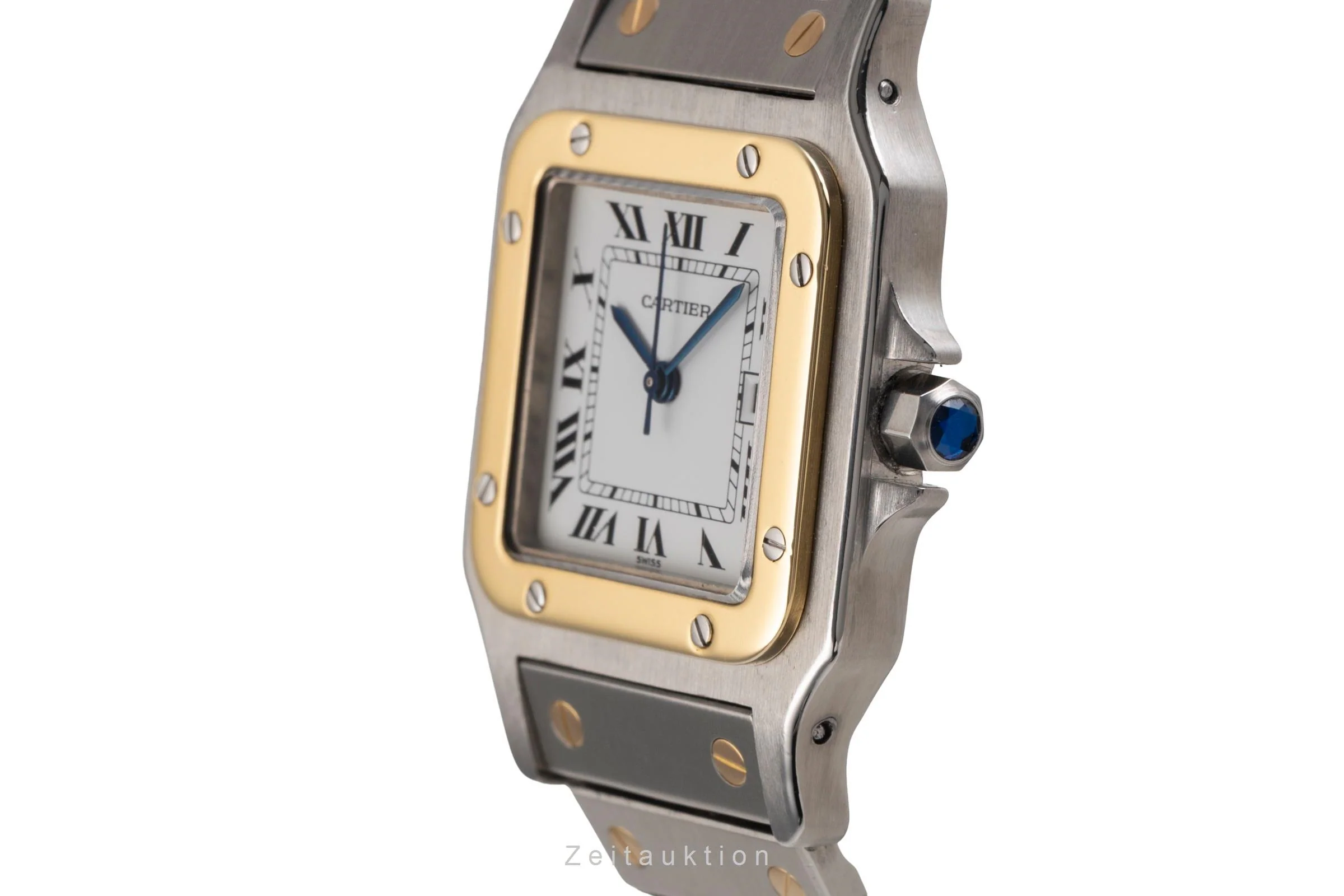 Cartier Santos steel / gold automatic men's watch 2961  [2504781] - Image 7
