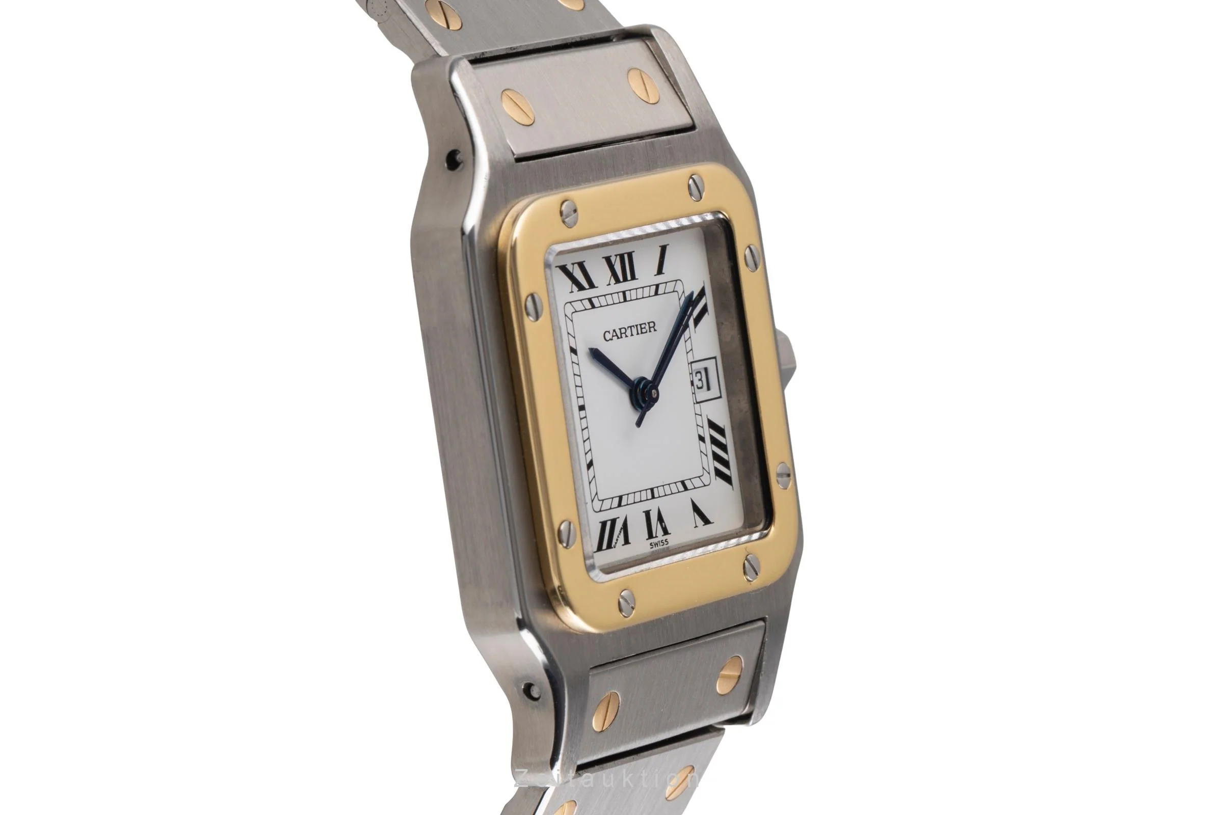 Cartier Santos steel / gold automatic men's watch 2961  [2504781] - Image 8