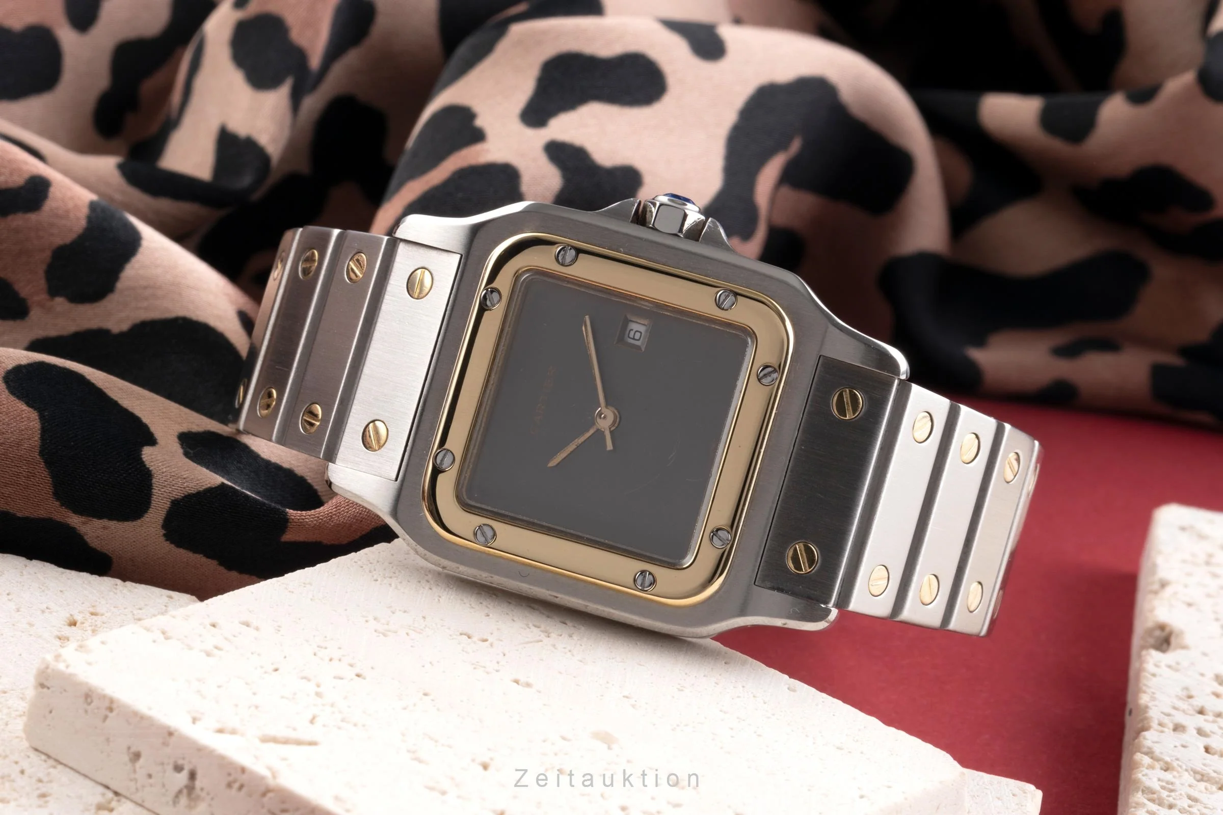 Cartier Santos steel / gold automatic men's watch 2961  [2505181] - Image 3