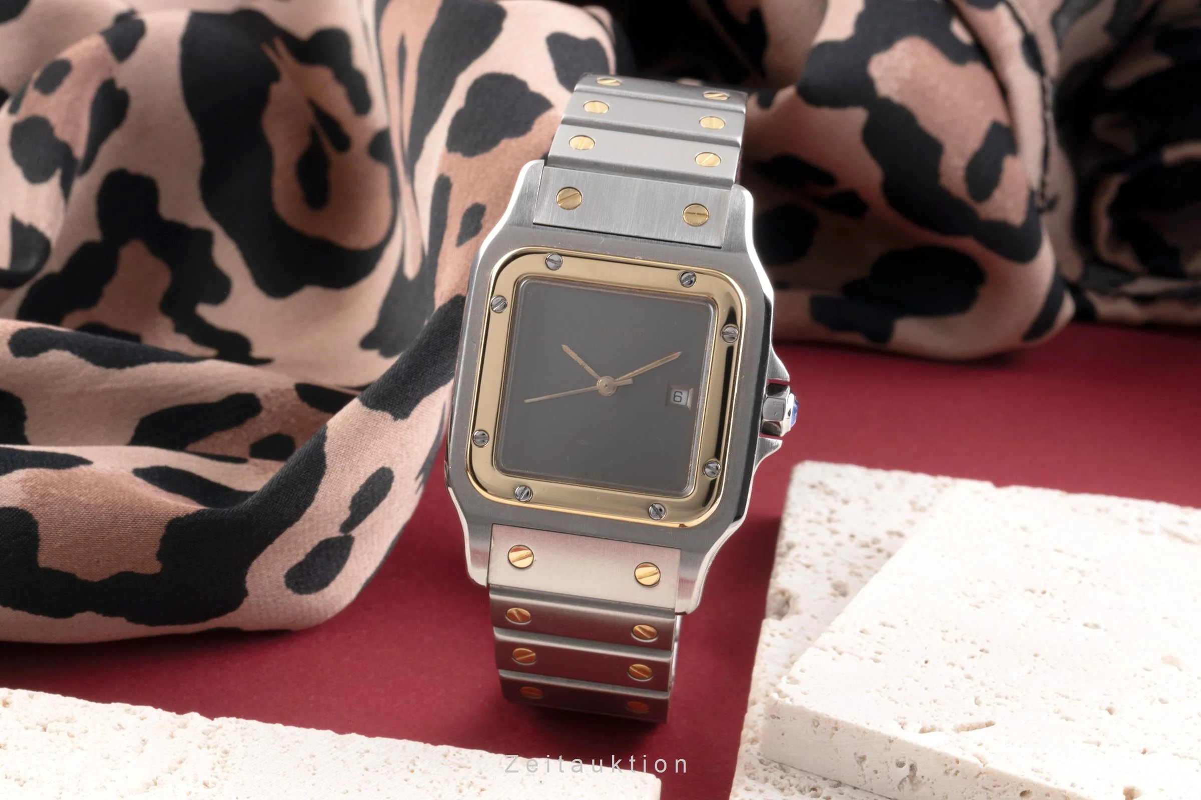 Cartier Santos steel / gold automatic men's watch 2961  [2505181] - Image 4