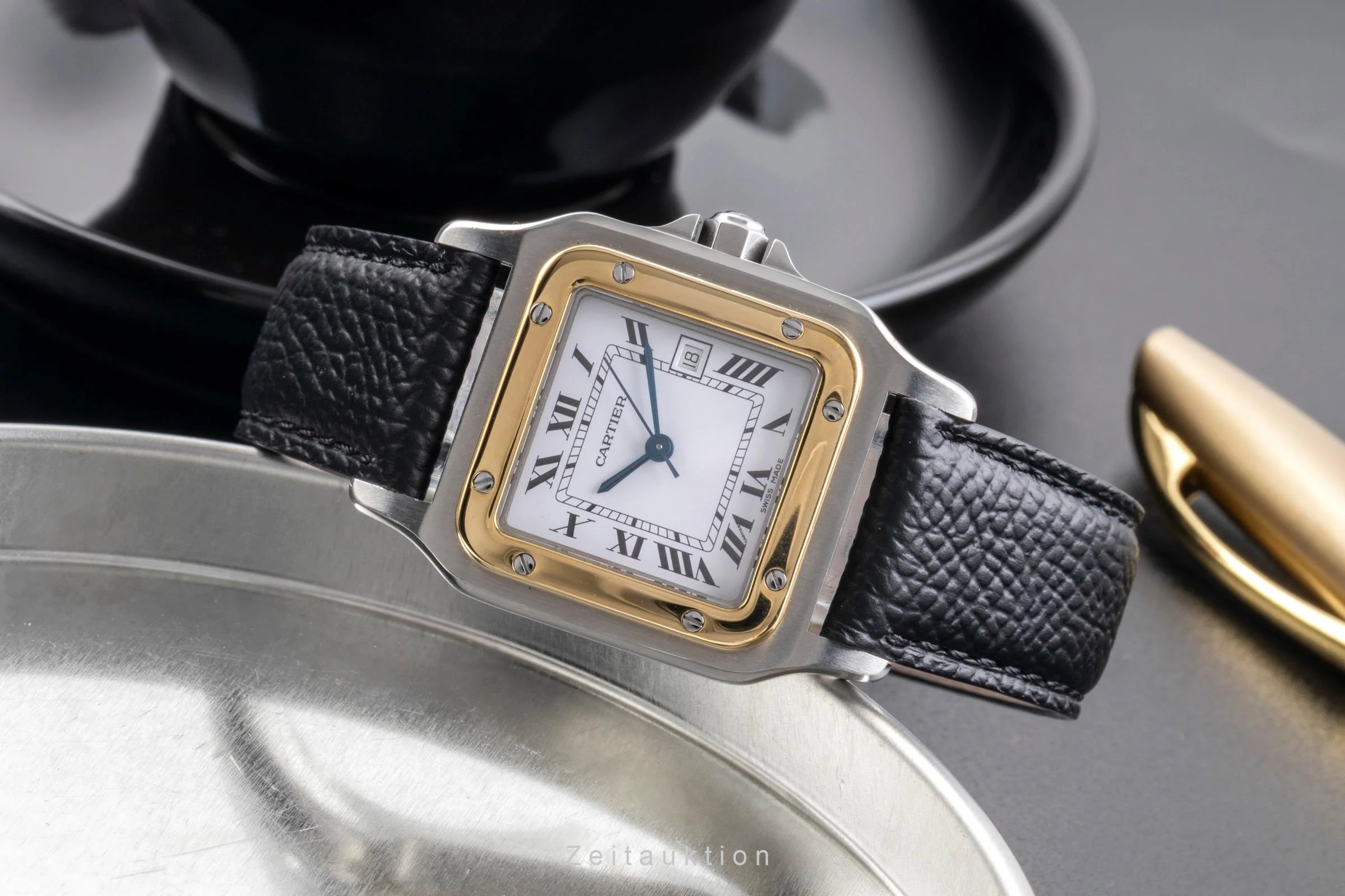 Cartier Santos steel / gold automatic men's watch 2961, 81036288  [2505035] - Image 3
