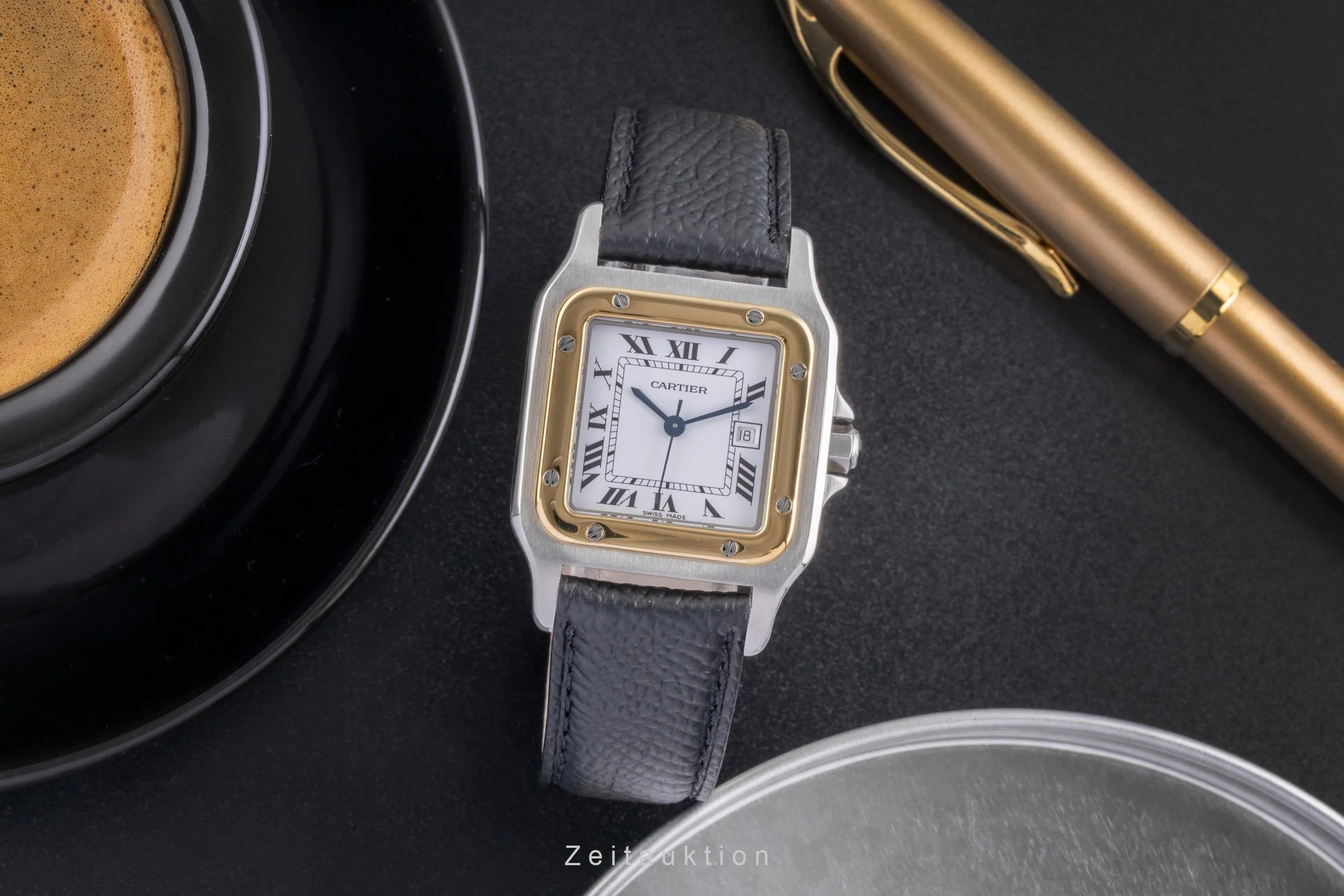 Cartier Santos steel / gold automatic men's watch 2961, 81036288  [2505035] - Image 4