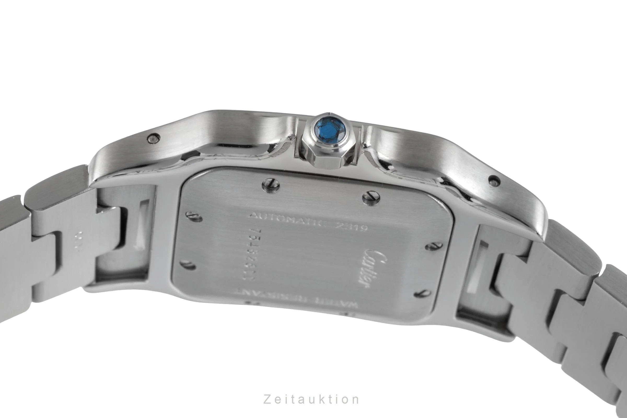 Cartier Santos steel / gold automatic men's watch W20041C4  [2504989] - Image 11