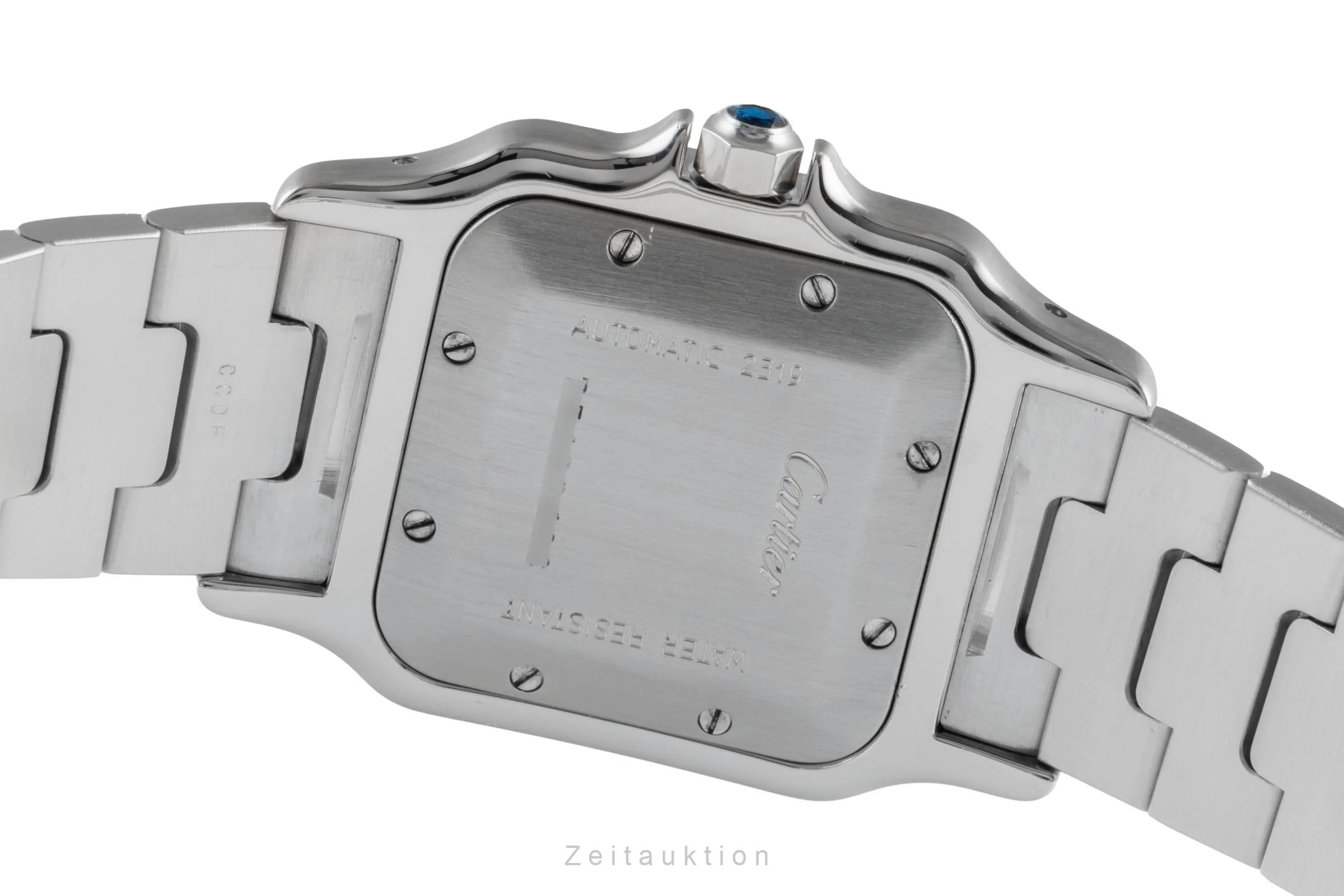 Cartier Santos steel / gold automatic men's watch W20041C4  [2504989] - Image 12