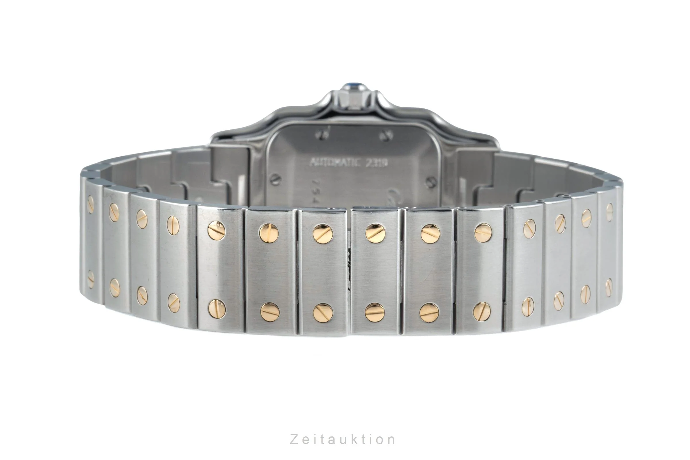 Cartier Santos steel / gold automatic men's watch W20041C4  [2504989] - Image 13