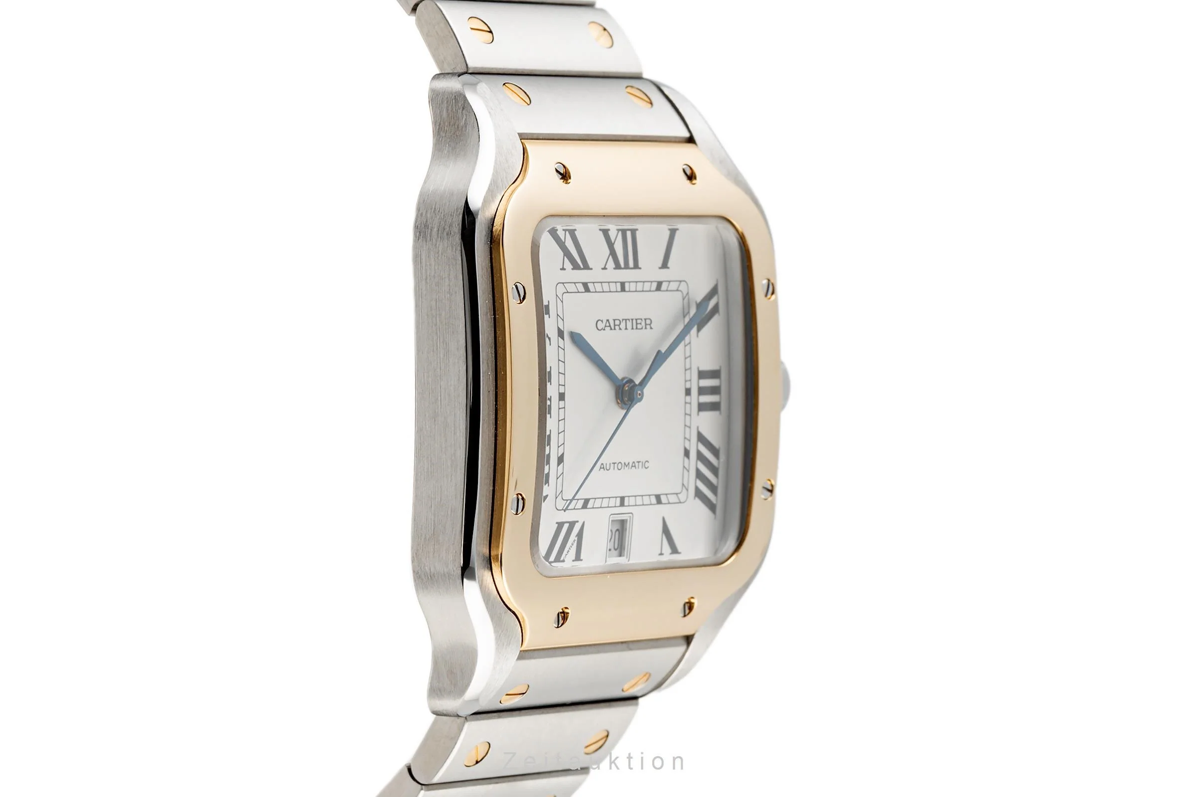 Cartier Santos steel / gold automatic men's watch W2SA0006  [2302946] - Image 6