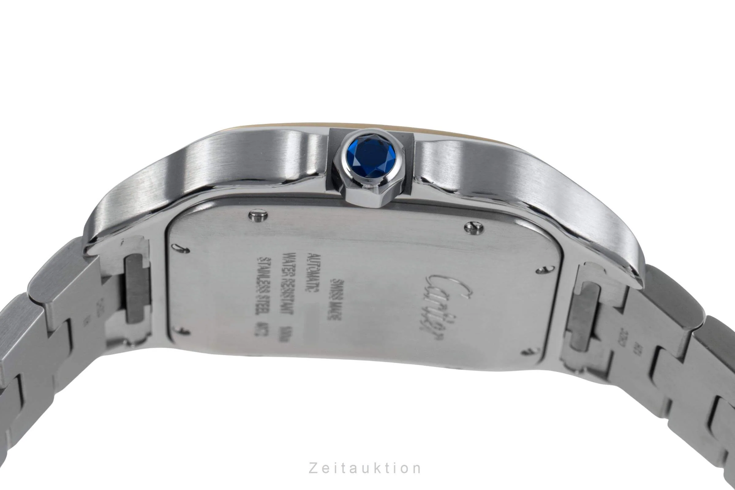 Cartier Santos steel / gold automatic men's watch W2SA0006  [2404535] - Image 11