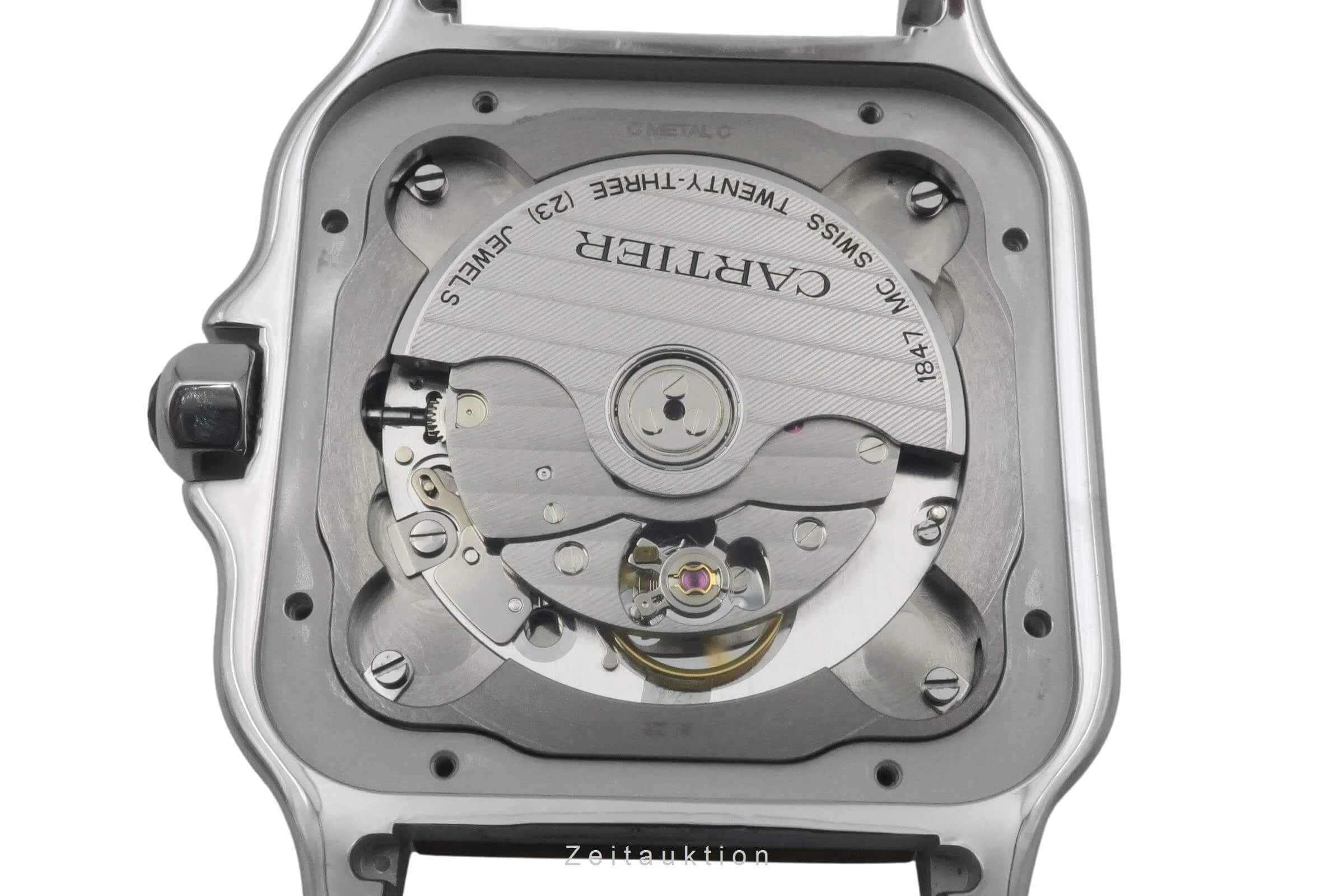 Cartier Santos steel / gold automatic men's watch W2SA0006  [2404535] - Image 16