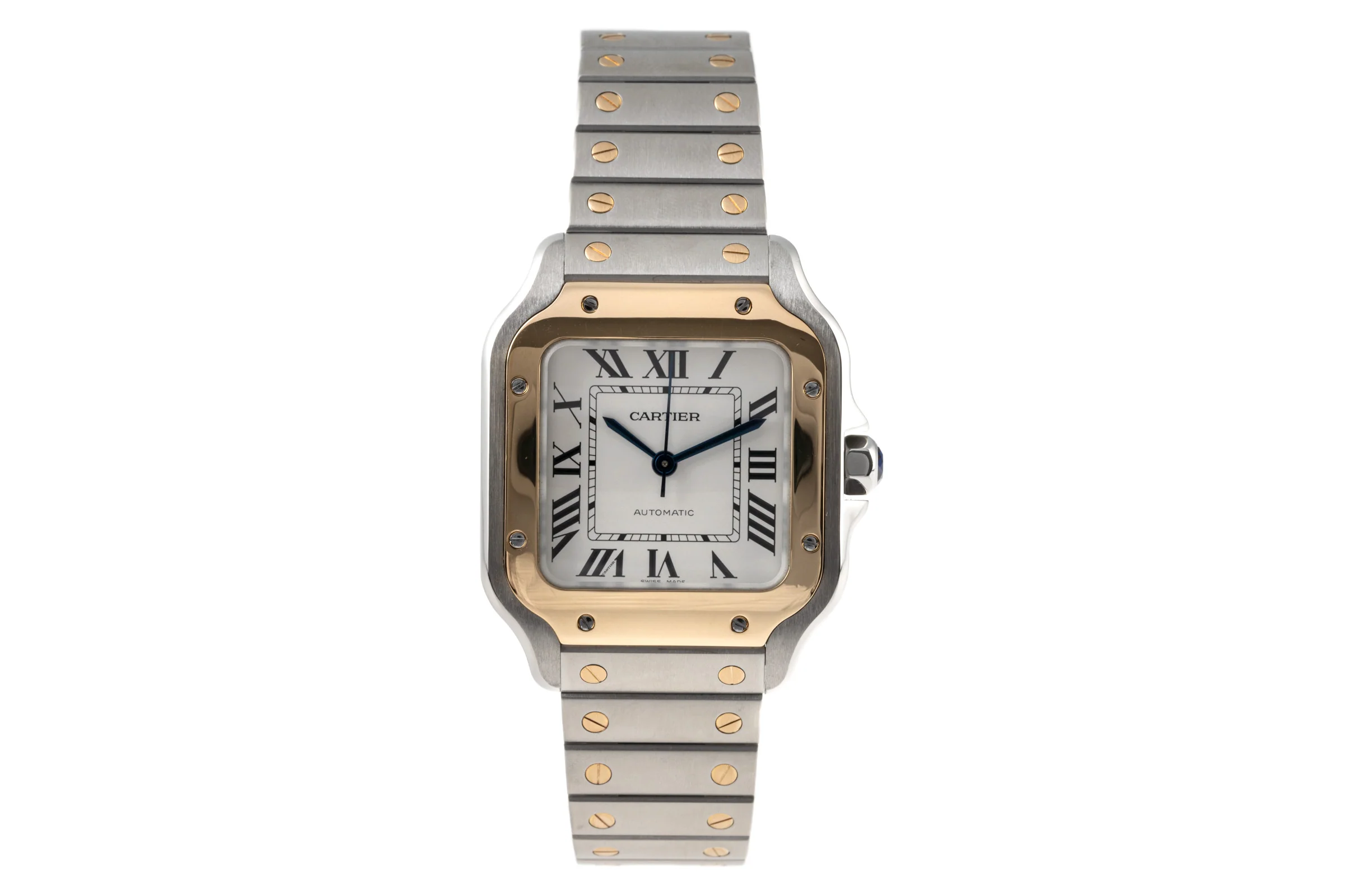 Cartier Santos steel / gold automatic men's watch W2SA0007 LP: 11100EUR  [2302320] - Image 4