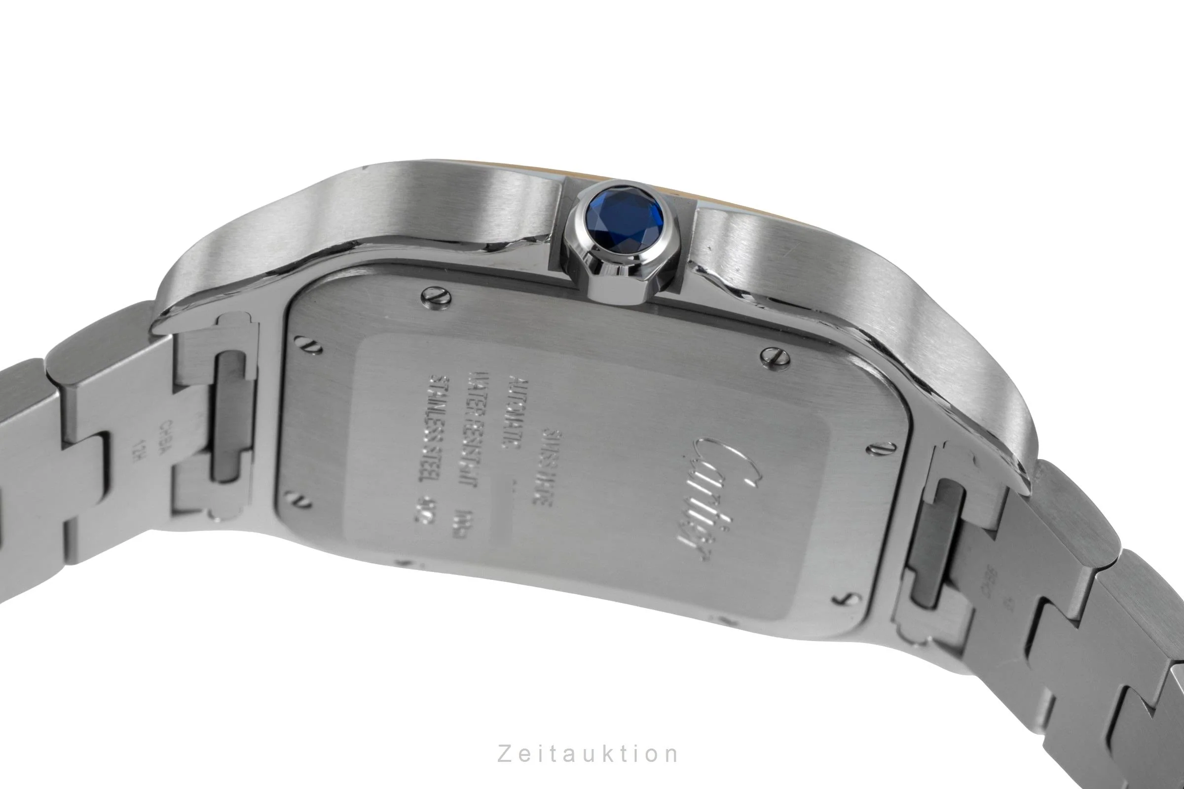 Cartier Santos steel / gold automatic men's watch W2SA0009 LP: 13400EUR  [2506313] - Image 12
