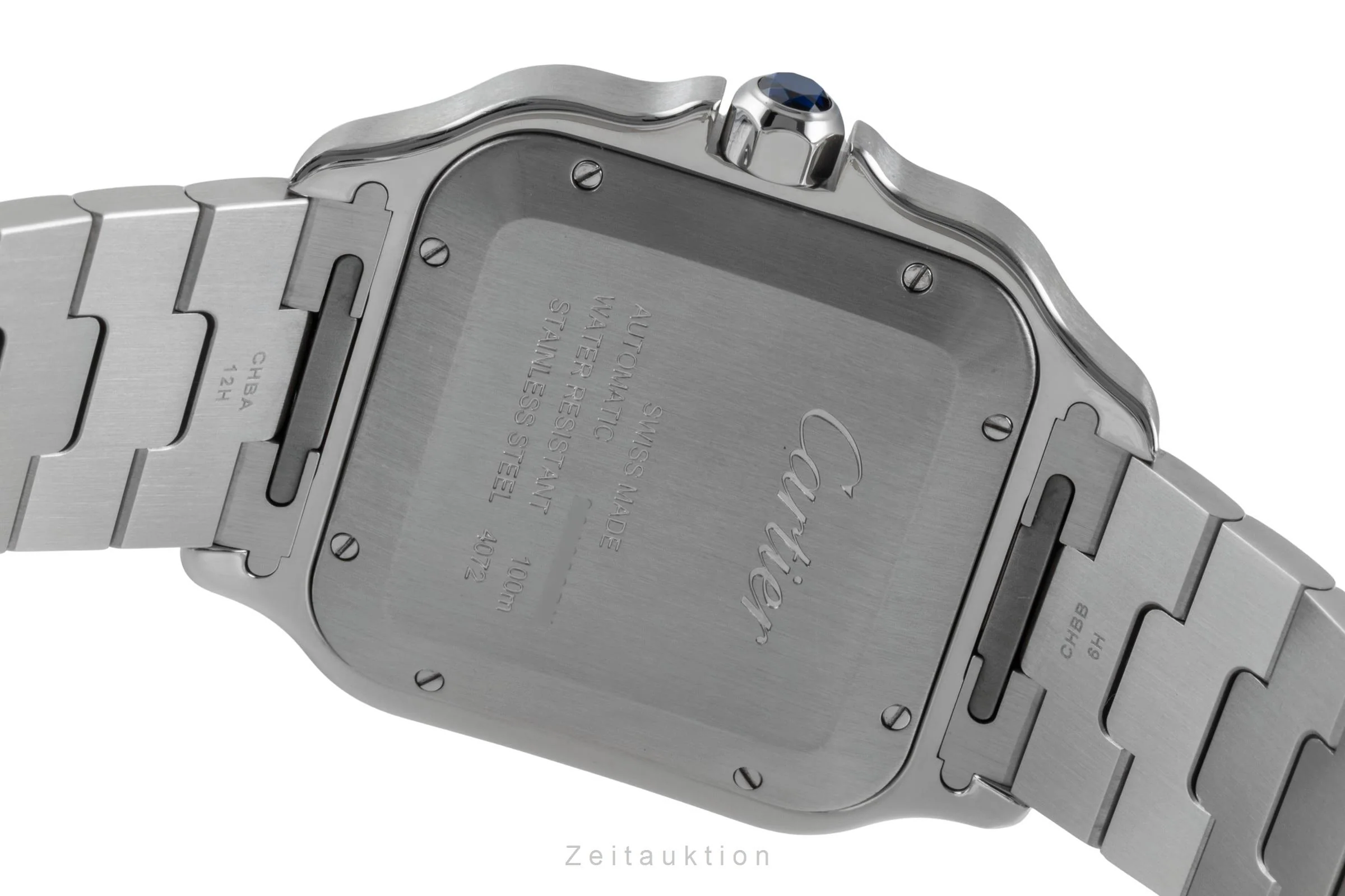 Cartier Santos steel / gold automatic men's watch W2SA0009 LP: 13400EUR  [2506313] - Image 13