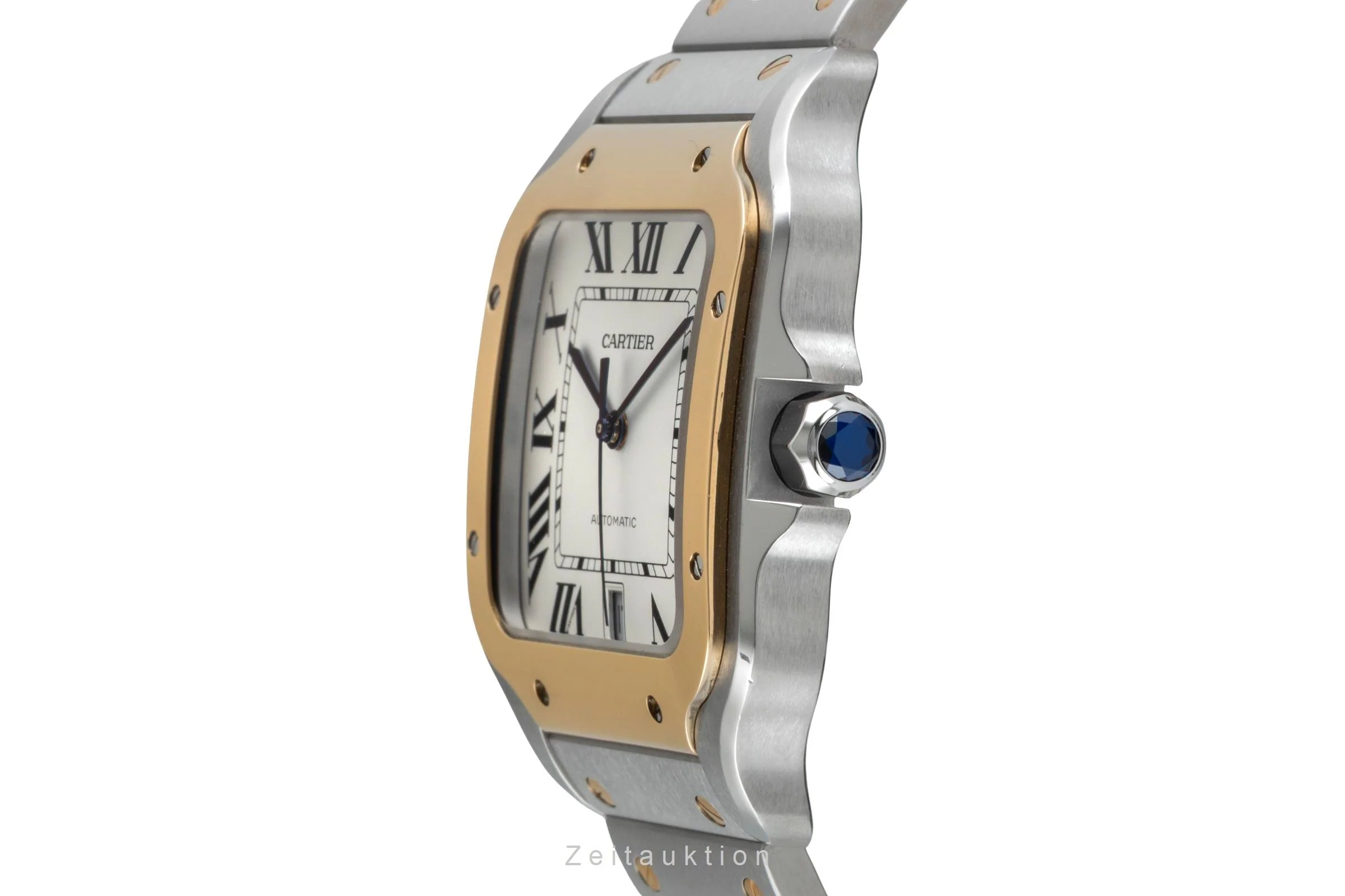 Cartier Santos steel / gold automatic men's watch W2SA0009 LP: 13400EUR  [2506313] - Image 7