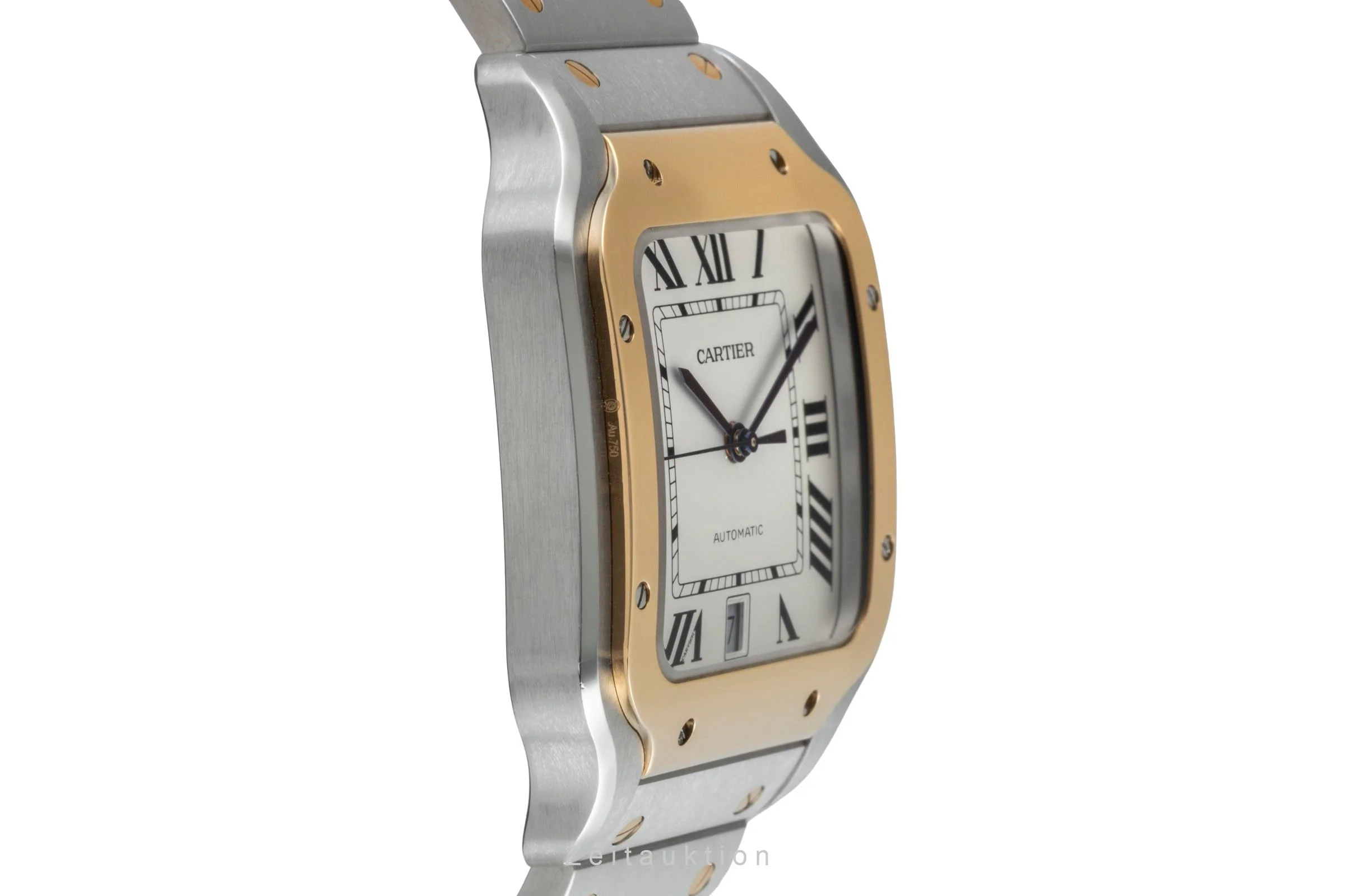 Cartier Santos steel / gold automatic men's watch W2SA0009 LP: 13400EUR  [2506313] - Image 8