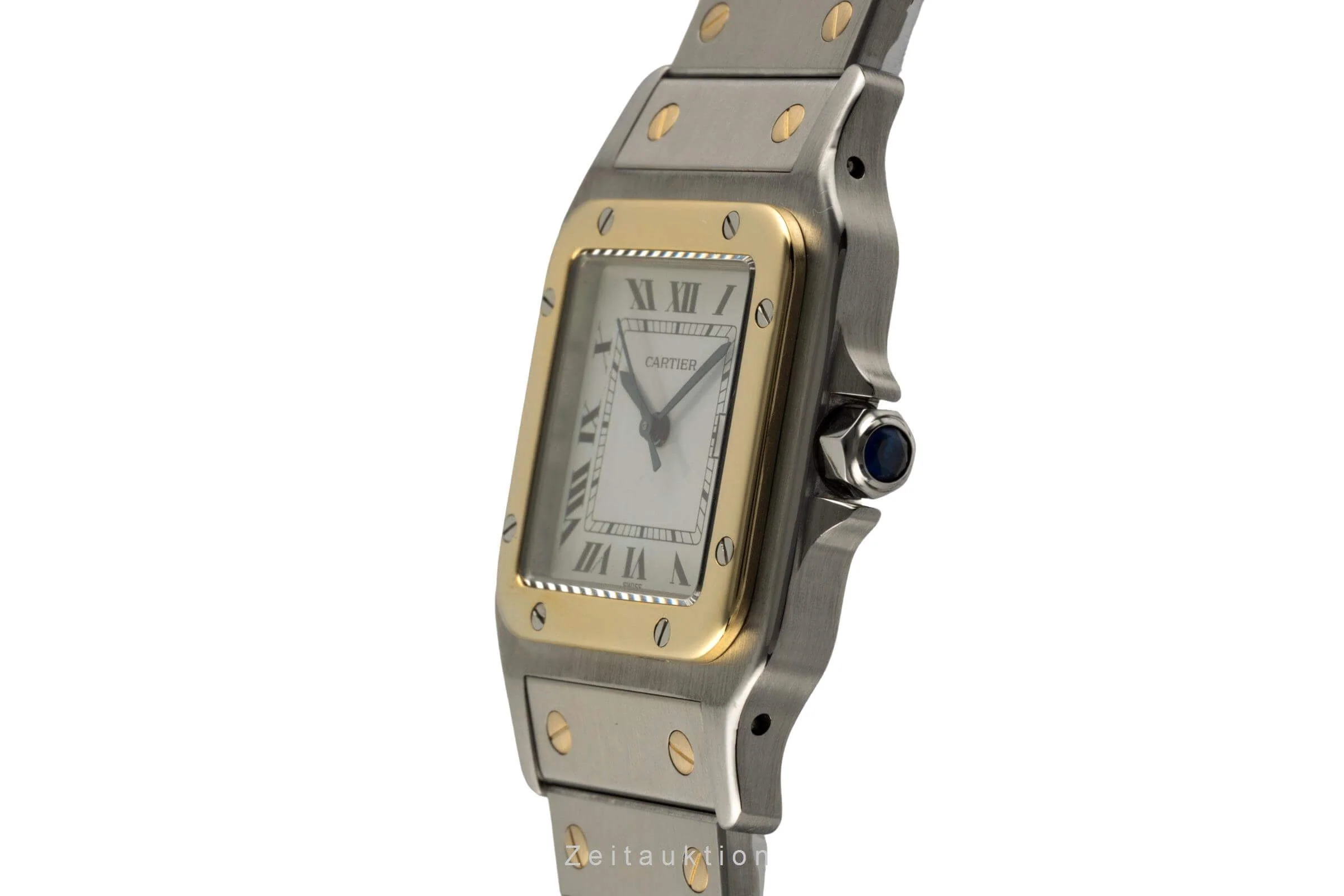 Cartier Santos steel / gold automatic unisex 2961 LP: 11400EUR  [2402515] - Image 6