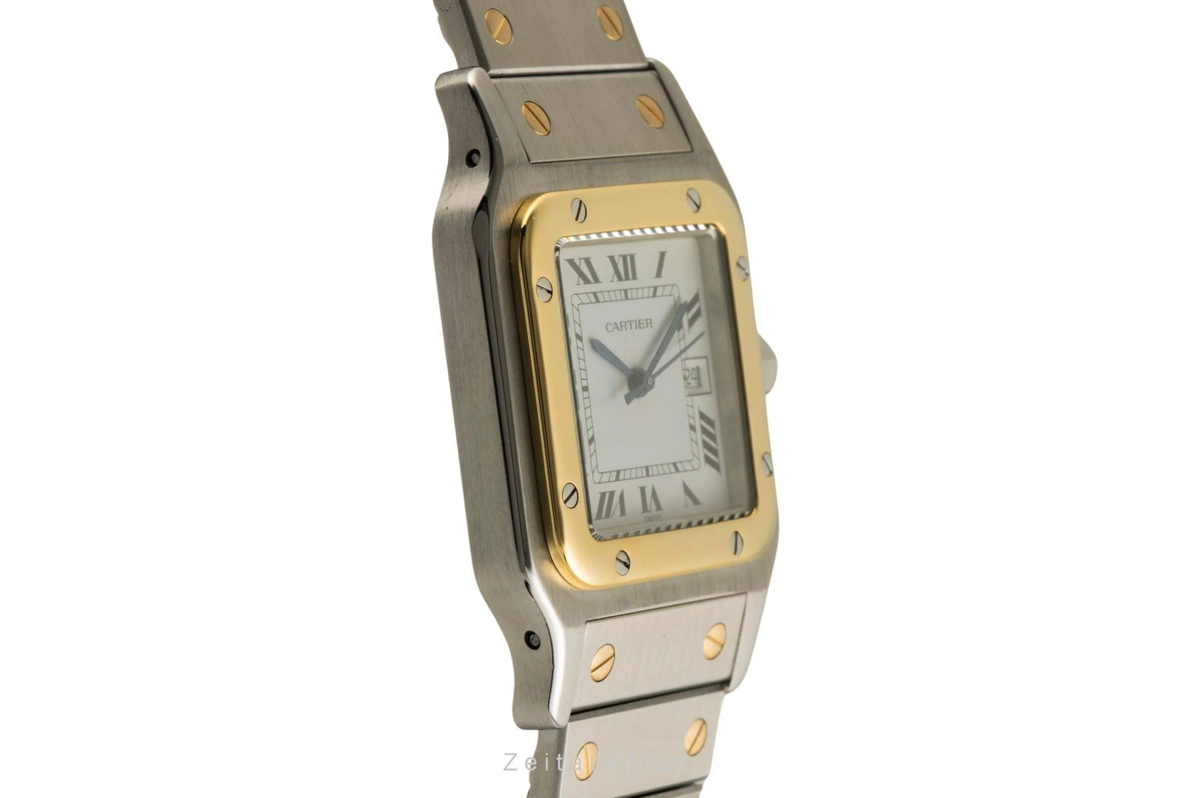 Cartier Santos steel / gold automatic unisex 2961 LP: 11400EUR  [2402515] - Image 7