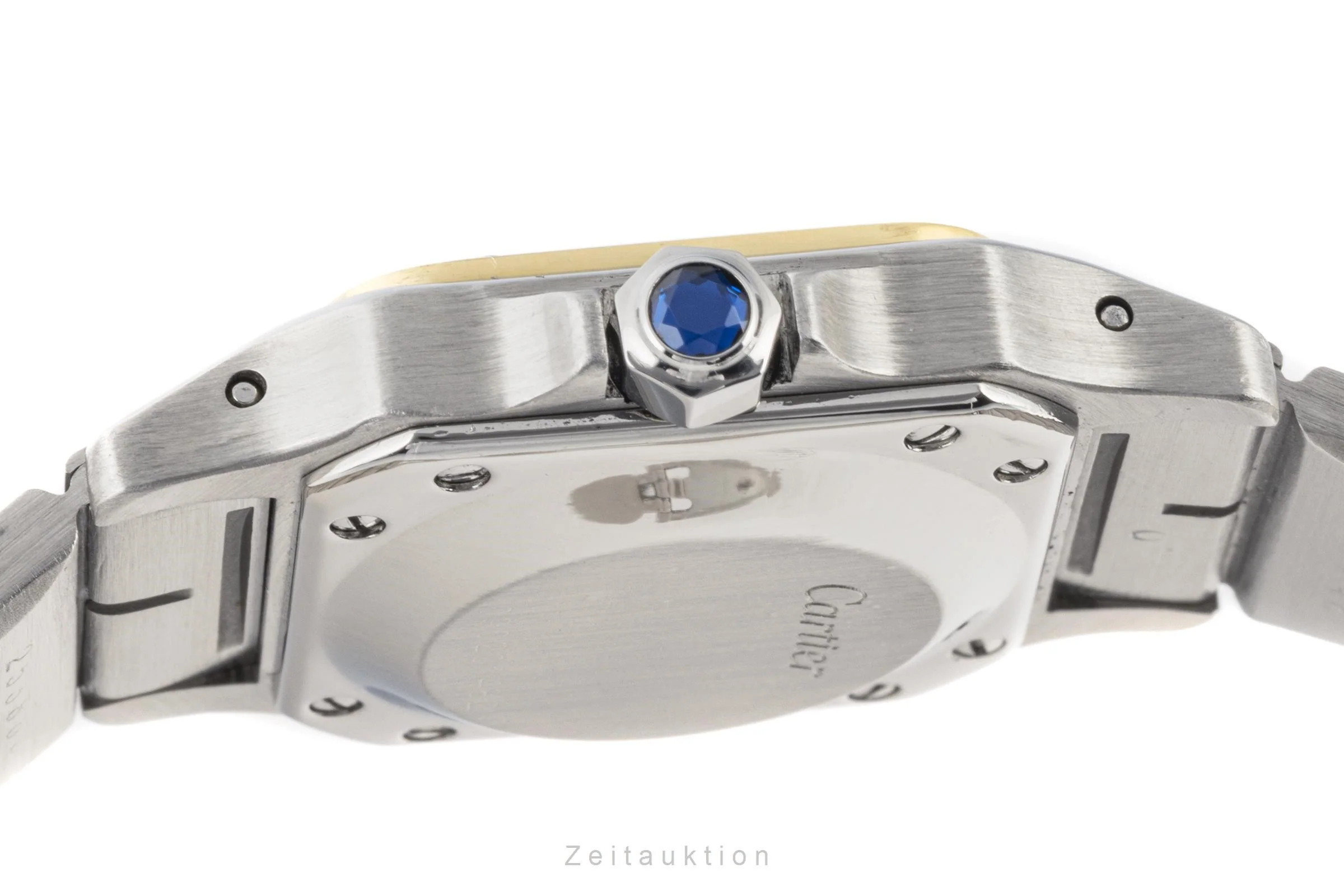 Cartier Santos steel / gold automatic women's watch 0902  [2206683] - Image 10