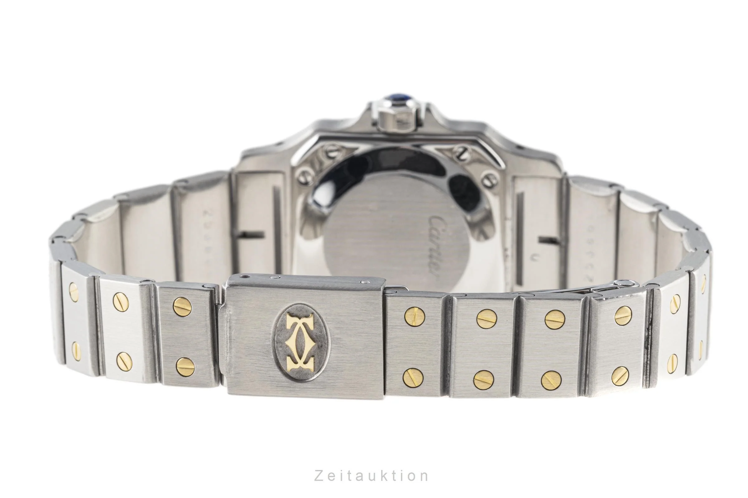 Cartier Santos steel / gold automatic women's watch 0902  [2206683] - Image 13