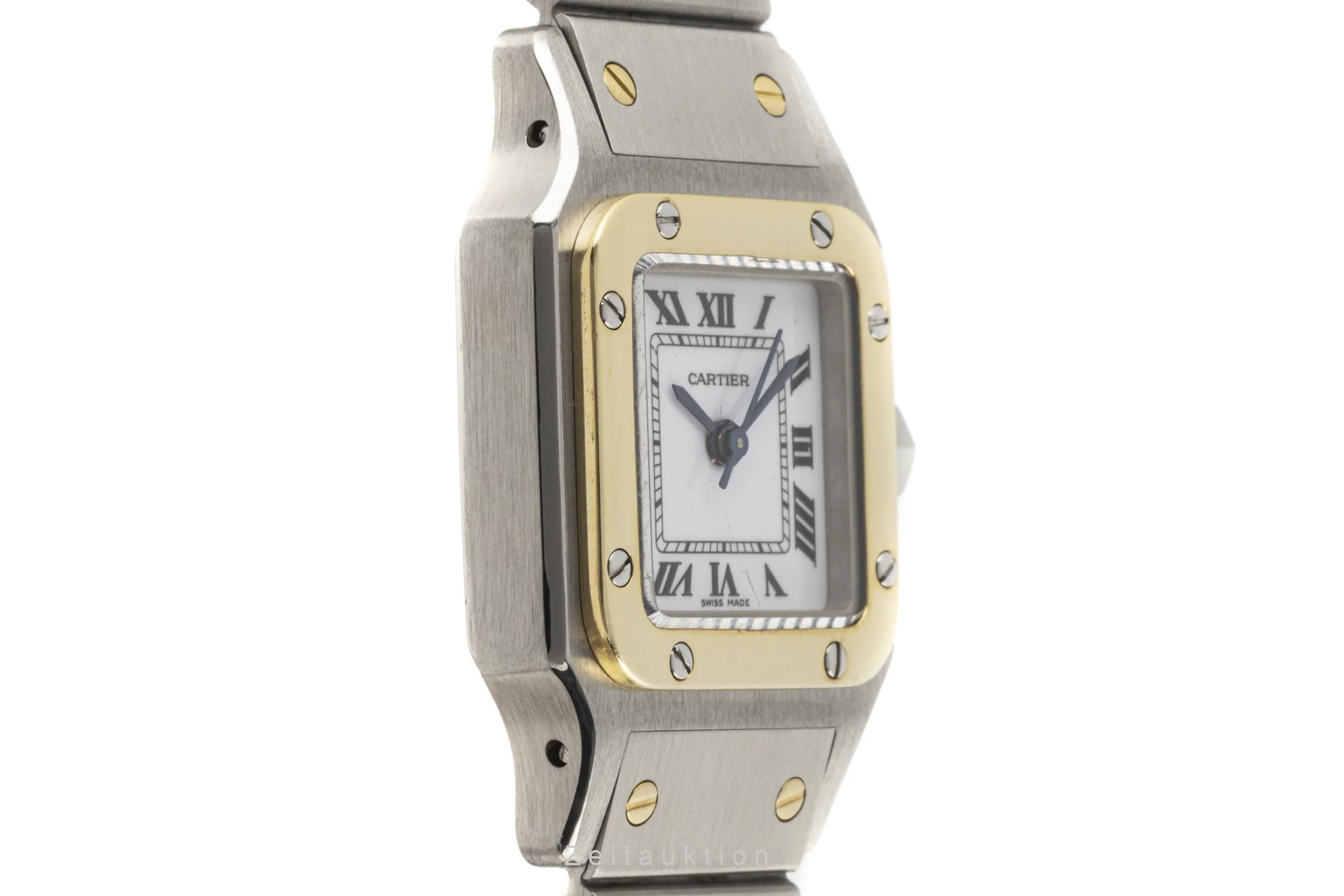 Cartier Santos steel / gold automatic women's watch 0902  [2206683] - Image 7