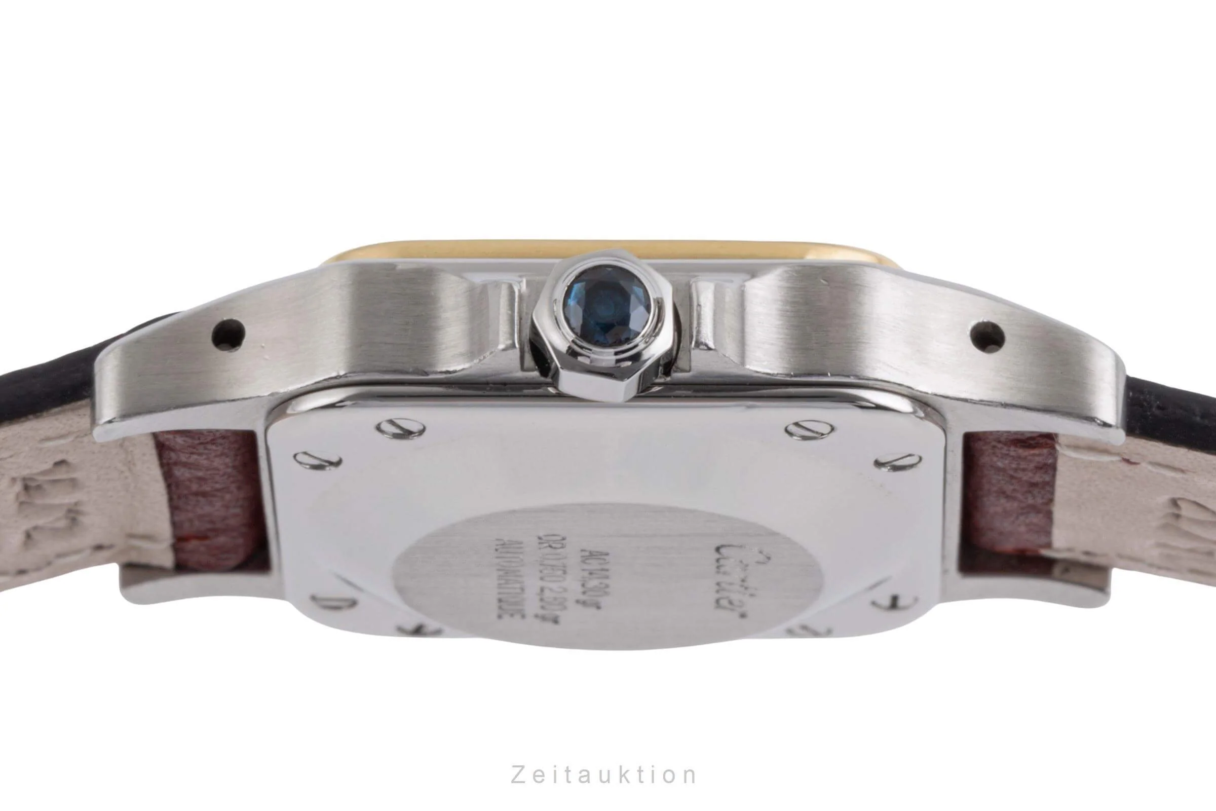 Cartier Santos steel / gold automatic women's watch 0902  [2406568] - Image 10