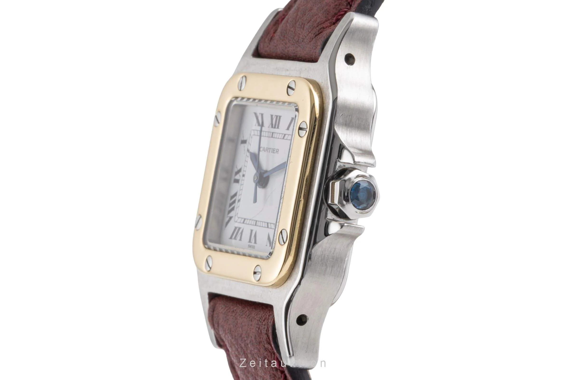 Cartier Santos steel / gold automatic women's watch 0902  [2406568] - Image 6