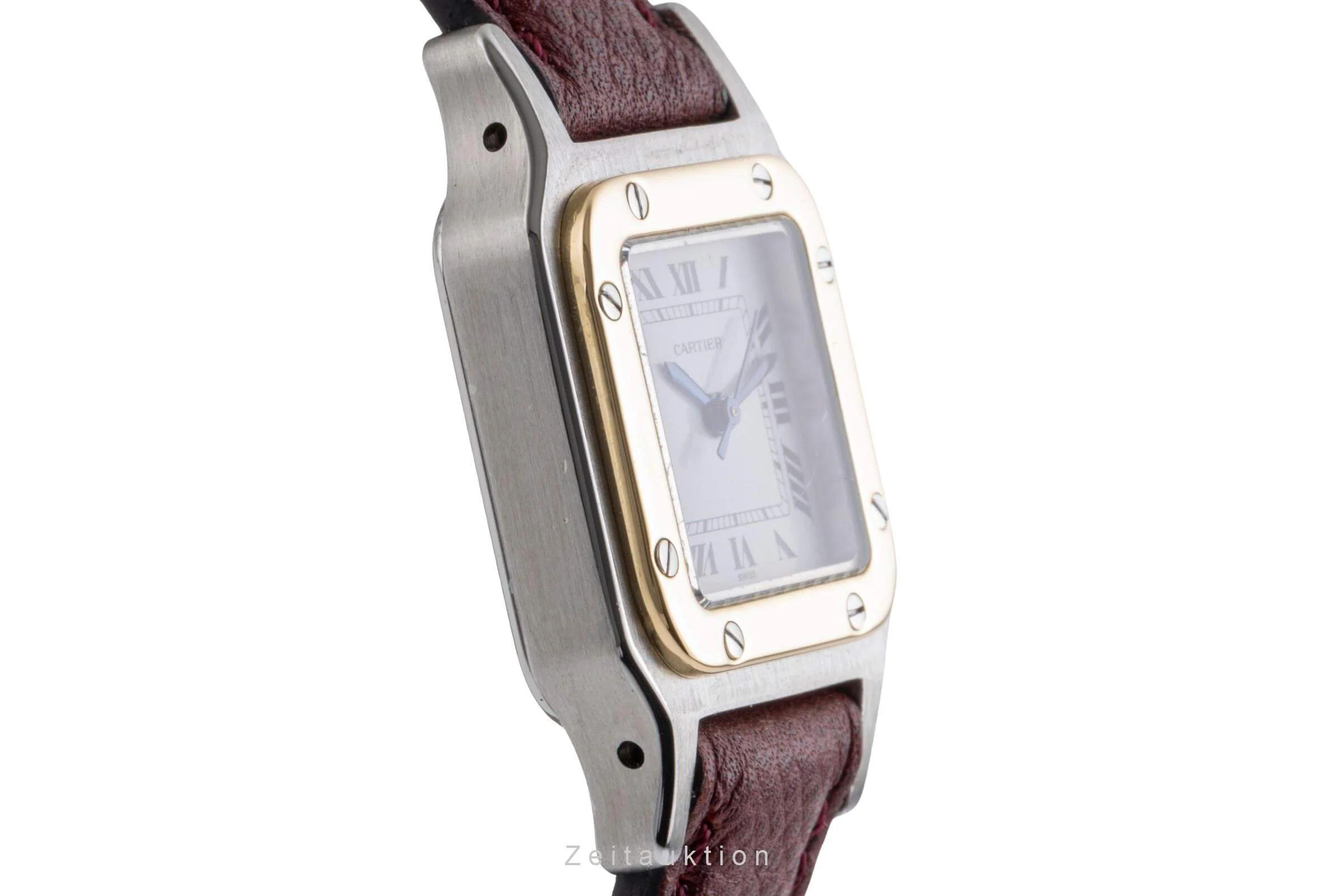 Cartier Santos steel / gold automatic women's watch 0902  [2406568] - Image 7