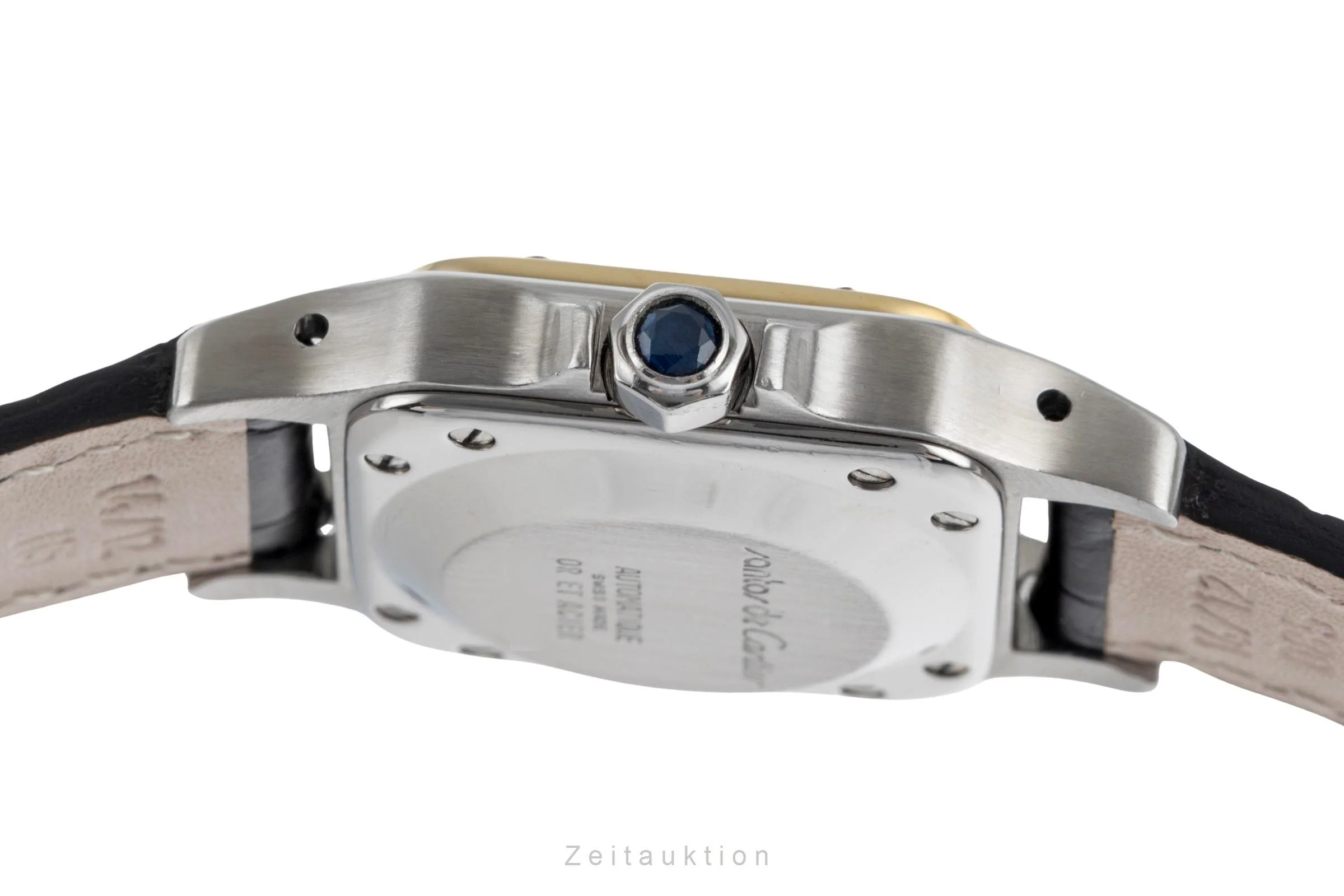 Cartier Santos steel / gold automatic women's watch 0902  [2503618] - Image 12