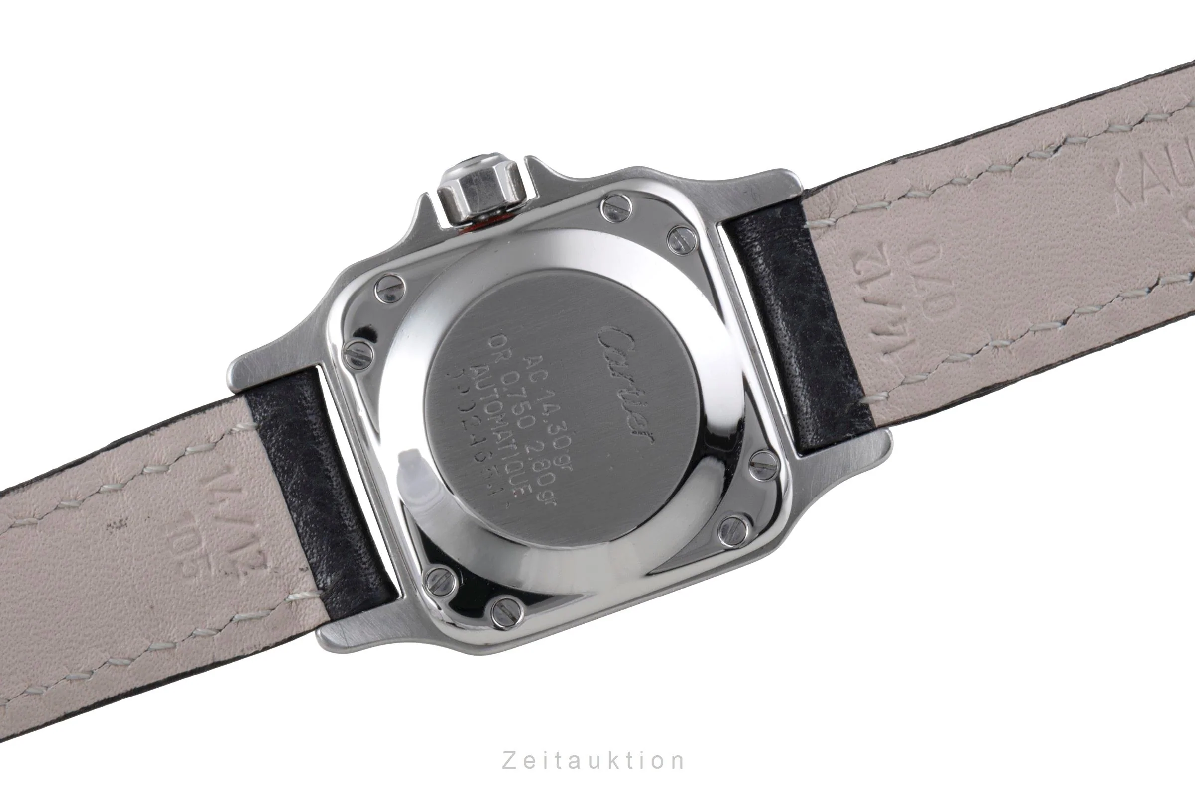 Cartier Santos steel / gold automatic women's watch 0902  [2506034] - Image 11