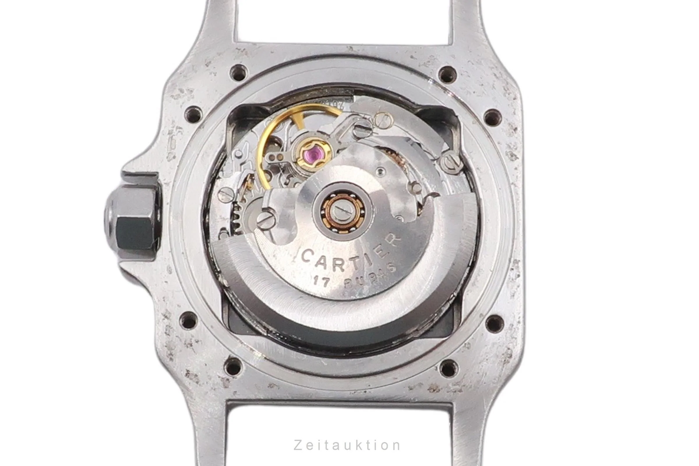 Cartier Santos steel / gold automatic women's watch 0902  [2506034] - Image 14