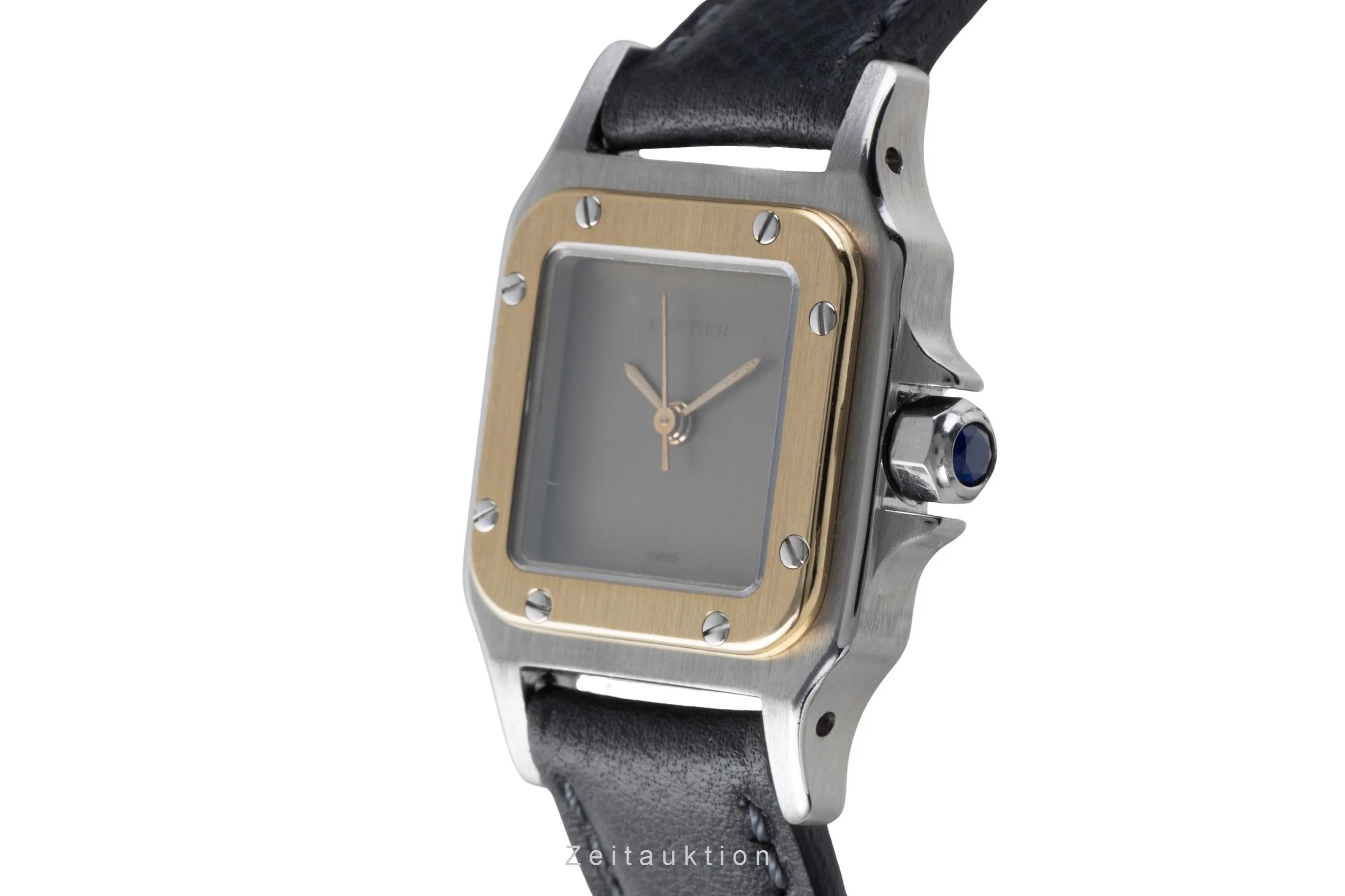 Cartier Santos steel / gold automatic women's watch 0902  [2506034] - Image 7